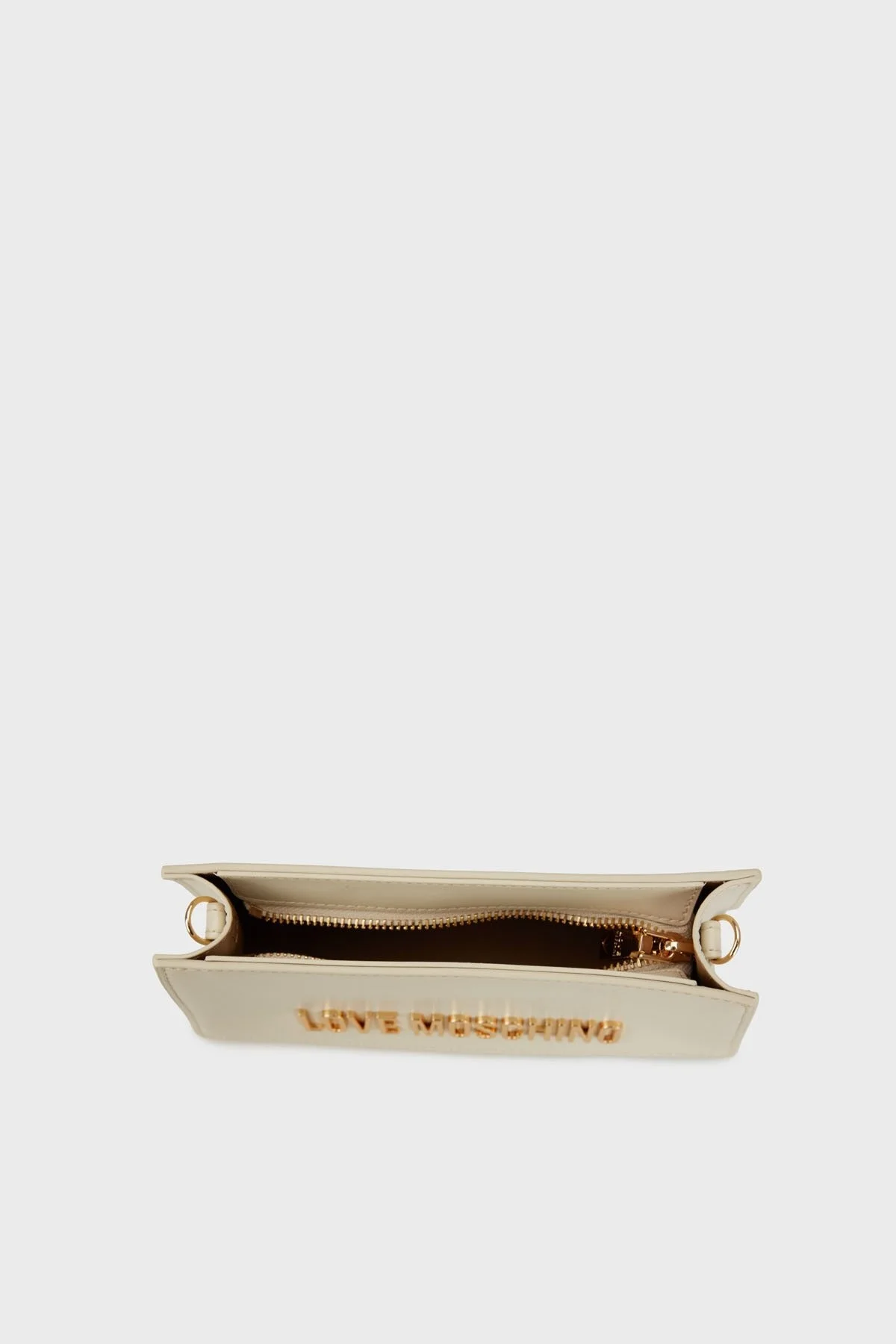 Love Moschino Logolu Çıkarılabilir Tutma Saplı Mini Bayan Çanta JC4095PP1NLL0110 BEJ - 3