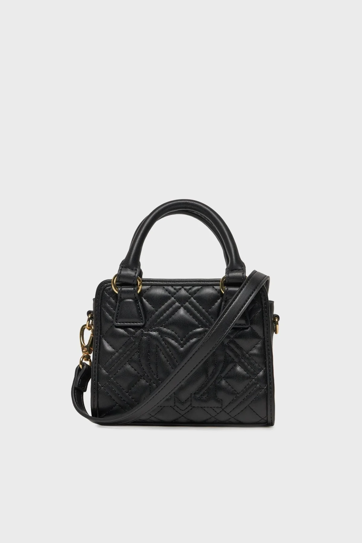 Love Moschino Logolu Çıkarılabilir Uzatma Askılı Bayan Çanta JC4016PP1ILA0000 SİYAH - 4