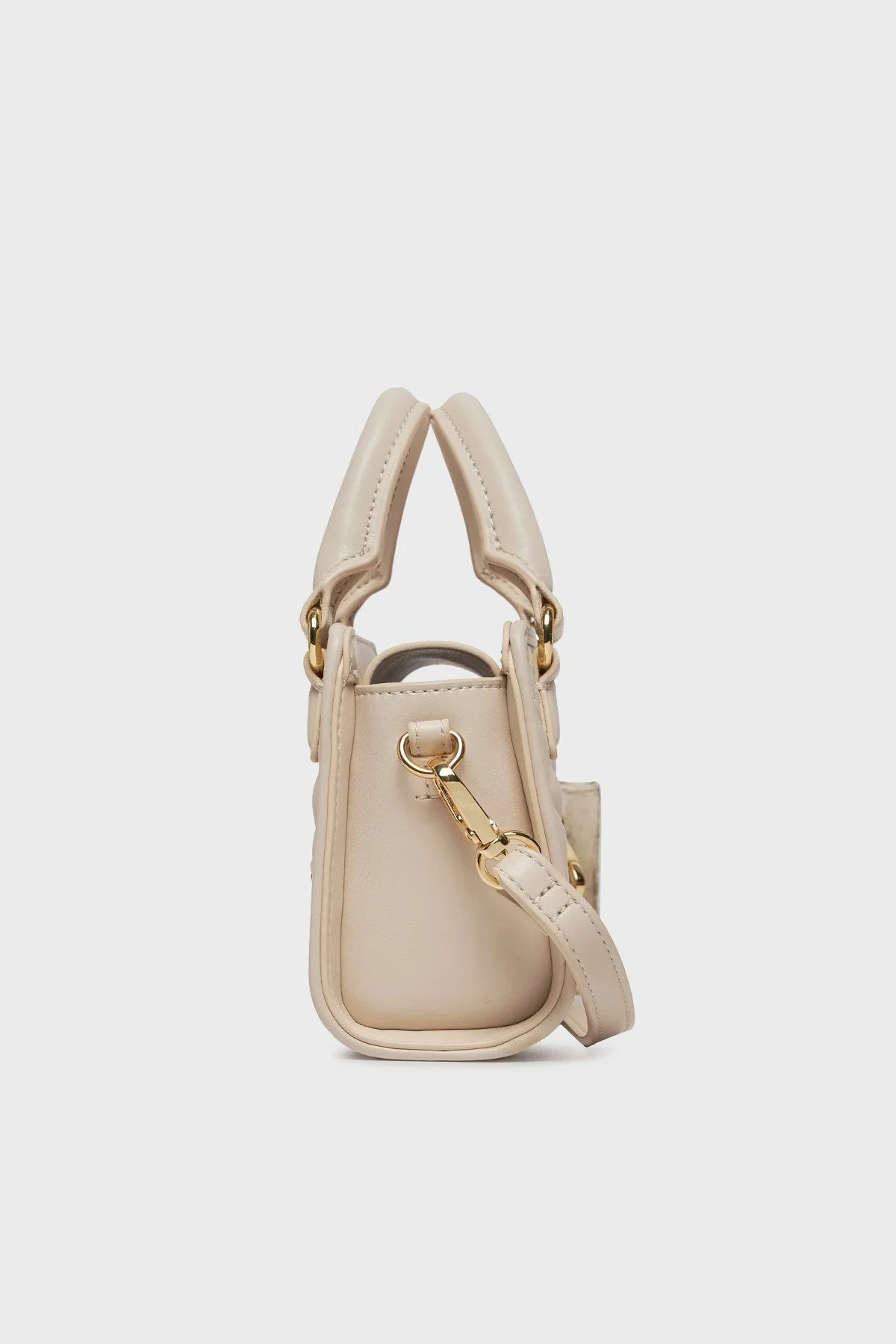 Love Moschino Logolu Çıkarılabilir Uzatma Askılı Bayan Çanta JC4016PP1ILA0110 BEJ - 3