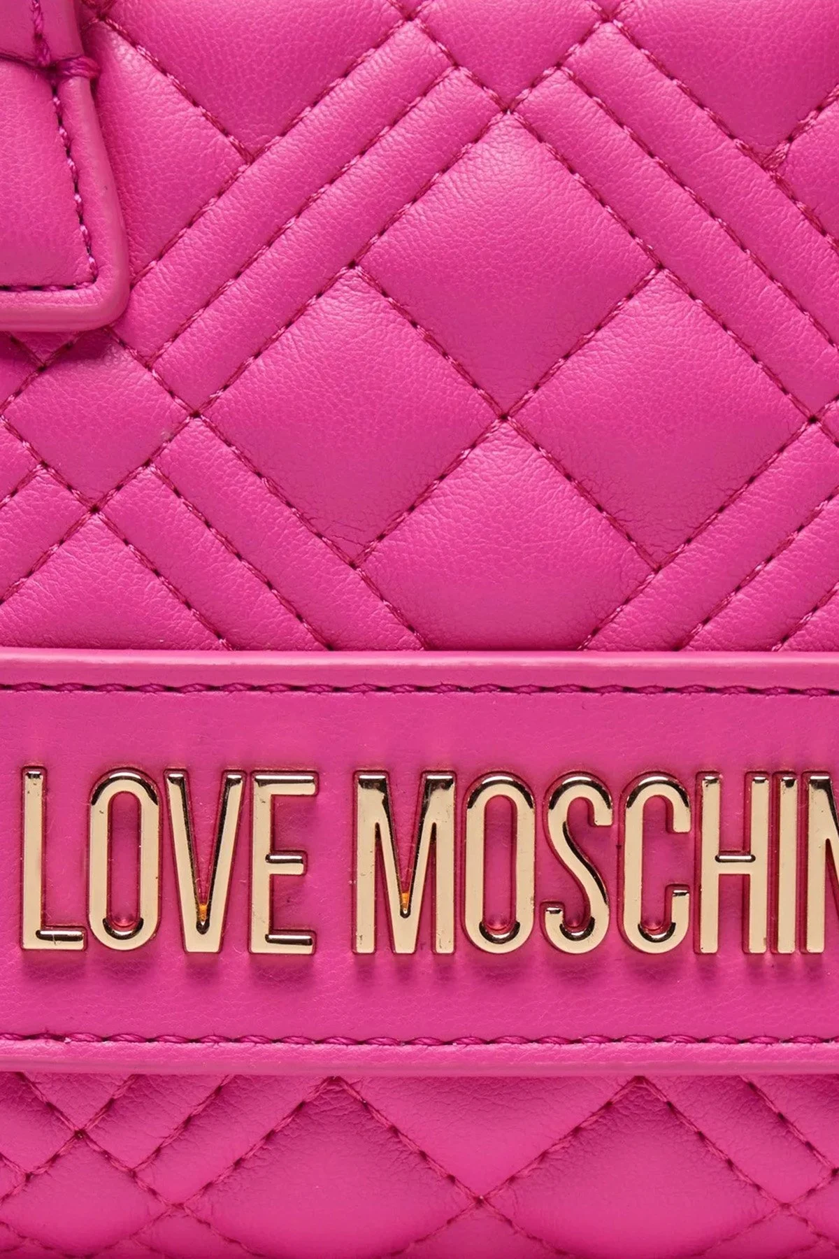 Love Moschino Logolu Çıkarılabilir Uzatma Askılı Bayan Çanta JC4016PP1ILA0615 FUŞYA - 5