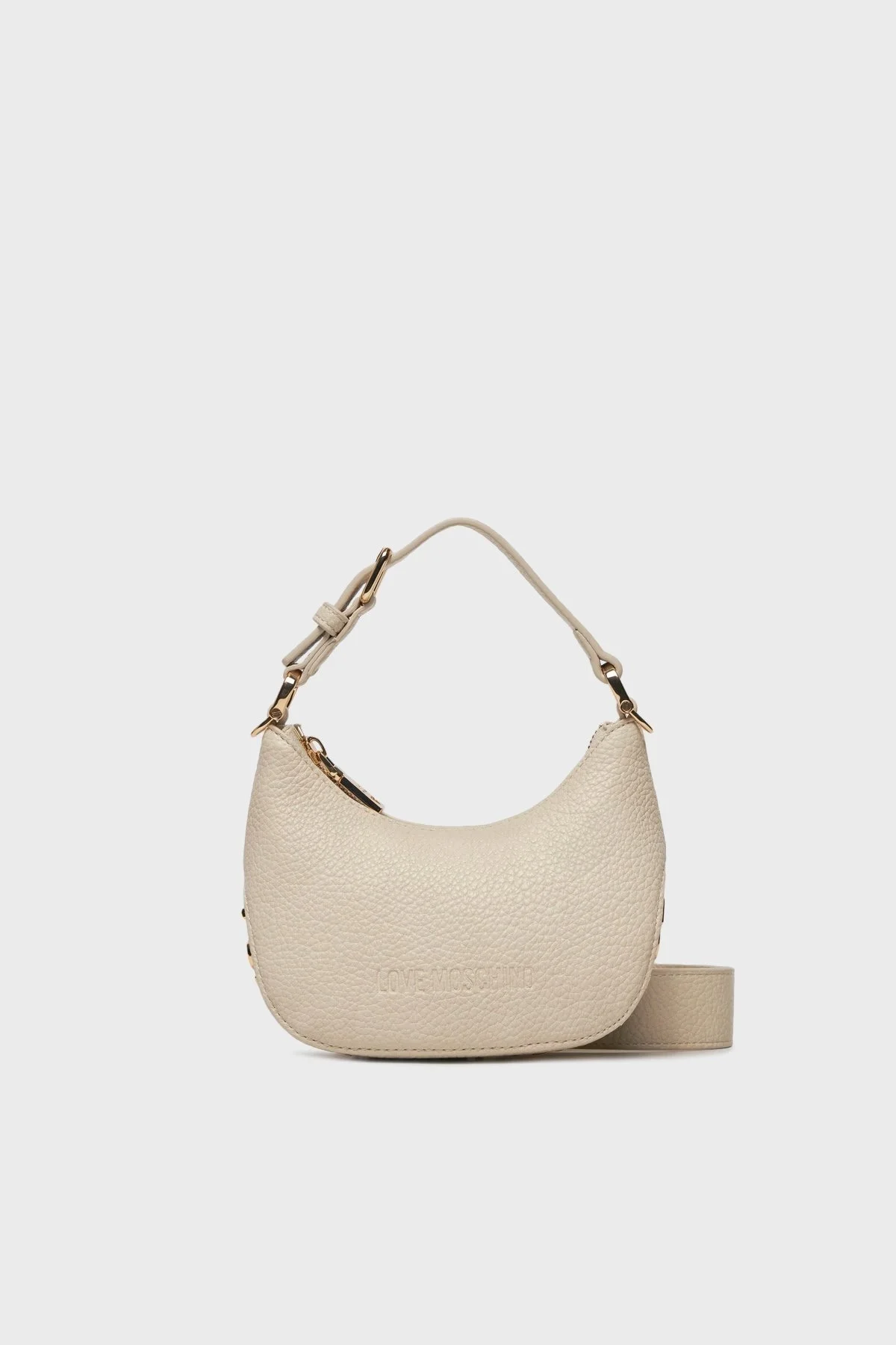 Love Moschino Logolu Çıkarılabilir Uzatma Askılı Bayan Çanta JC4019PP1ILT0110 BEJ - 1