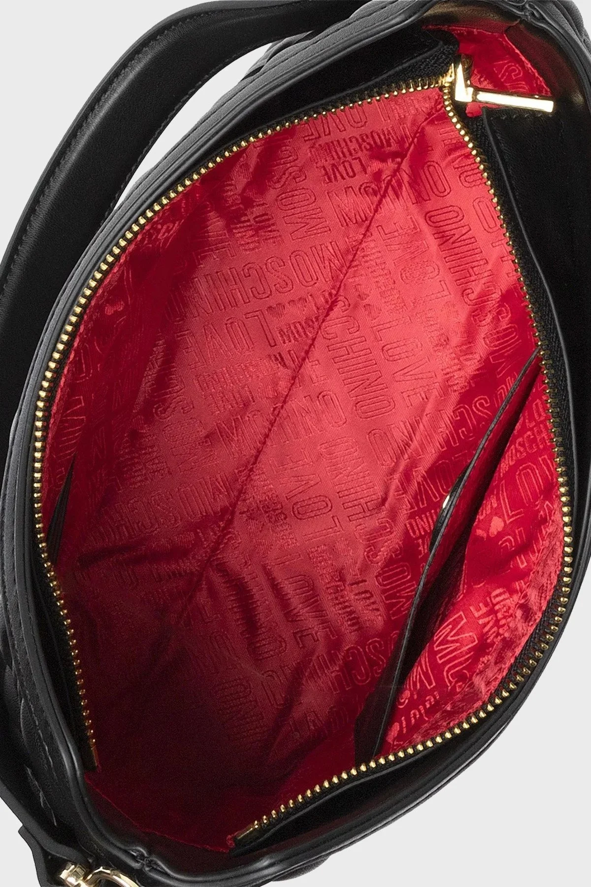 Love Moschino Logolu Çıkarılabilir Uzatma Askılı Bayan Çanta JC4023PP1FLA0000 SİYAH - 6