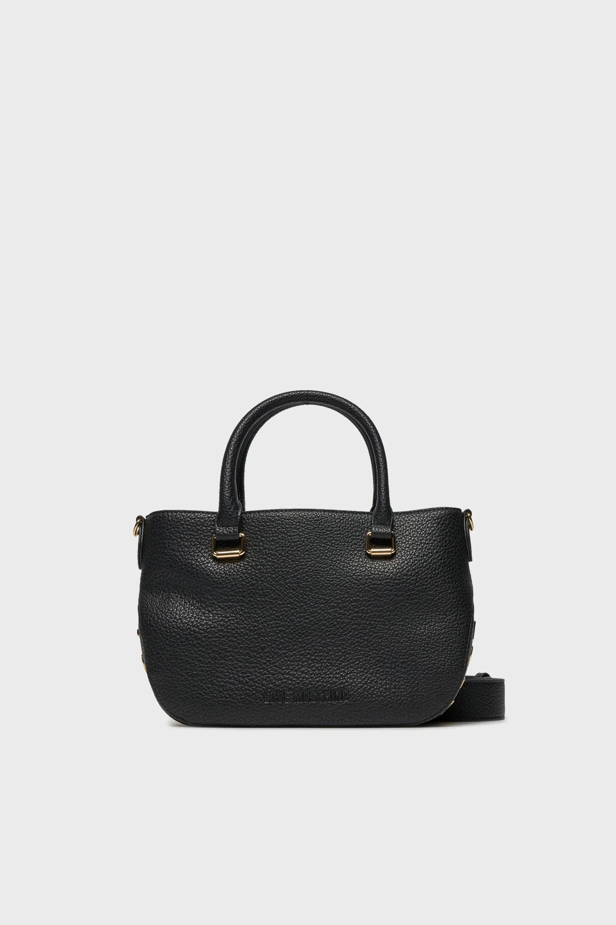 Love Moschino Logolu Çıkarılabilir Uzatma Askılı Bayan Çanta JC4101PP1ILT0000 SİYAH - 1