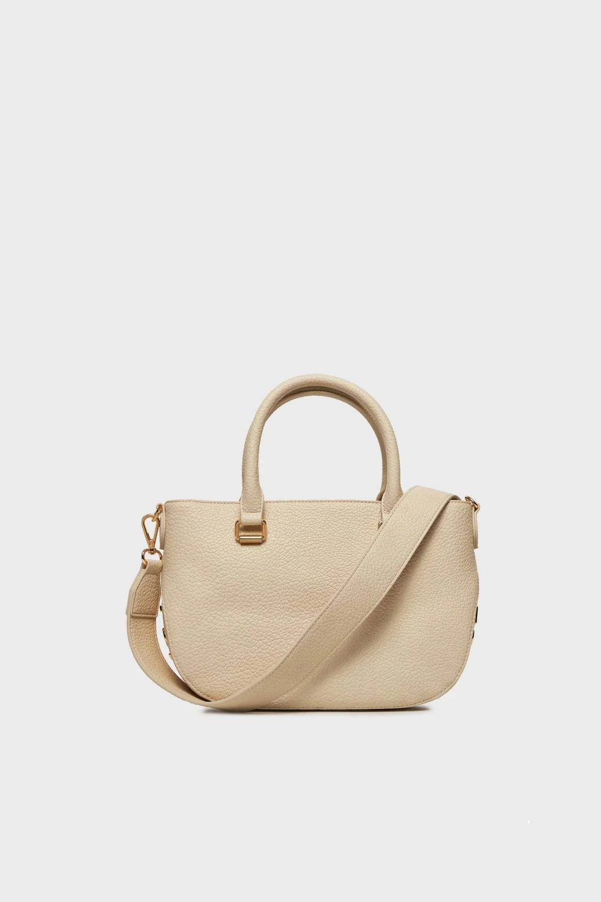 Love Moschino Logolu Çıkarılabilir Uzatma Askılı Bayan Çanta JC4101PP1ILT0110 BEJ - 4