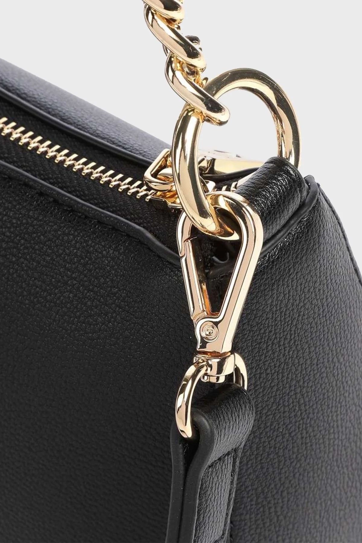 Love Moschino Logolu Çıkarılabilir Uzatma Askılı Bayan Çanta JC4108PP1GLI0000 SİYAH - 4