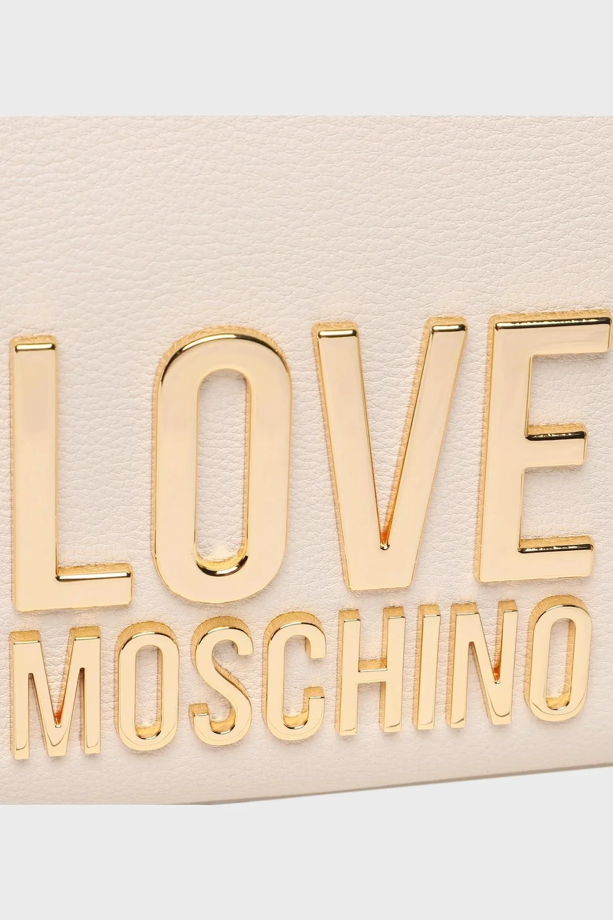 Love Moschino Logolu Çıkarılabilir Uzatma Askılı Bayan Çanta JC4108PP1GLI0110 BEJ - 2
