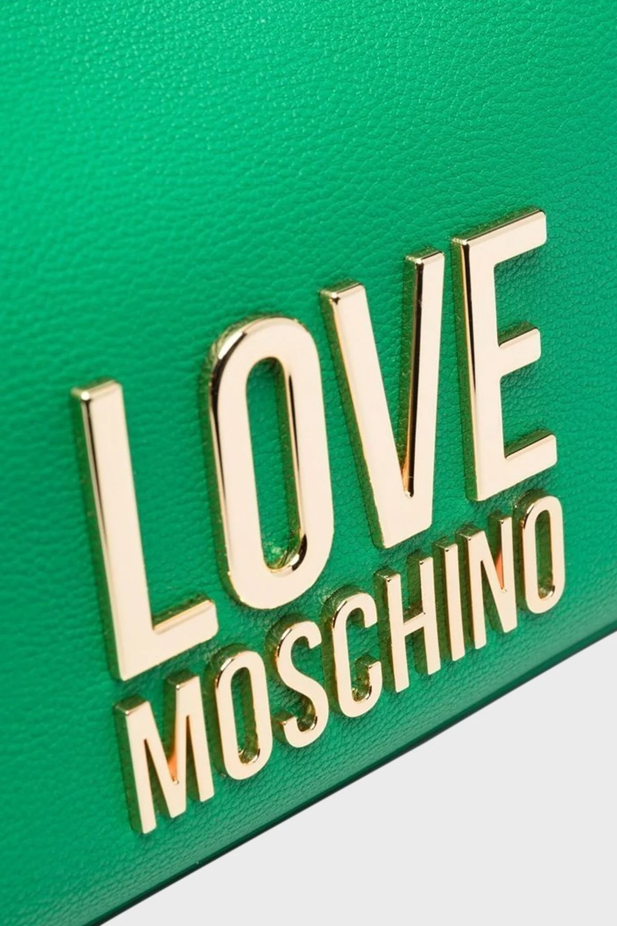 Love Moschino Logolu Çıkarılabilir Uzatma Askılı Bayan Çanta JC4108PP1GLI0801 YEŞİL - 4