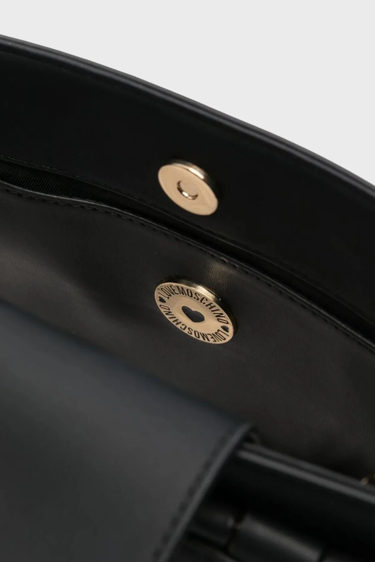 Love Moschino Logolu Çıkarılabilir Uzatma Askılı Bayan Çanta JC4207PP0HKG100A SİYAH - 5