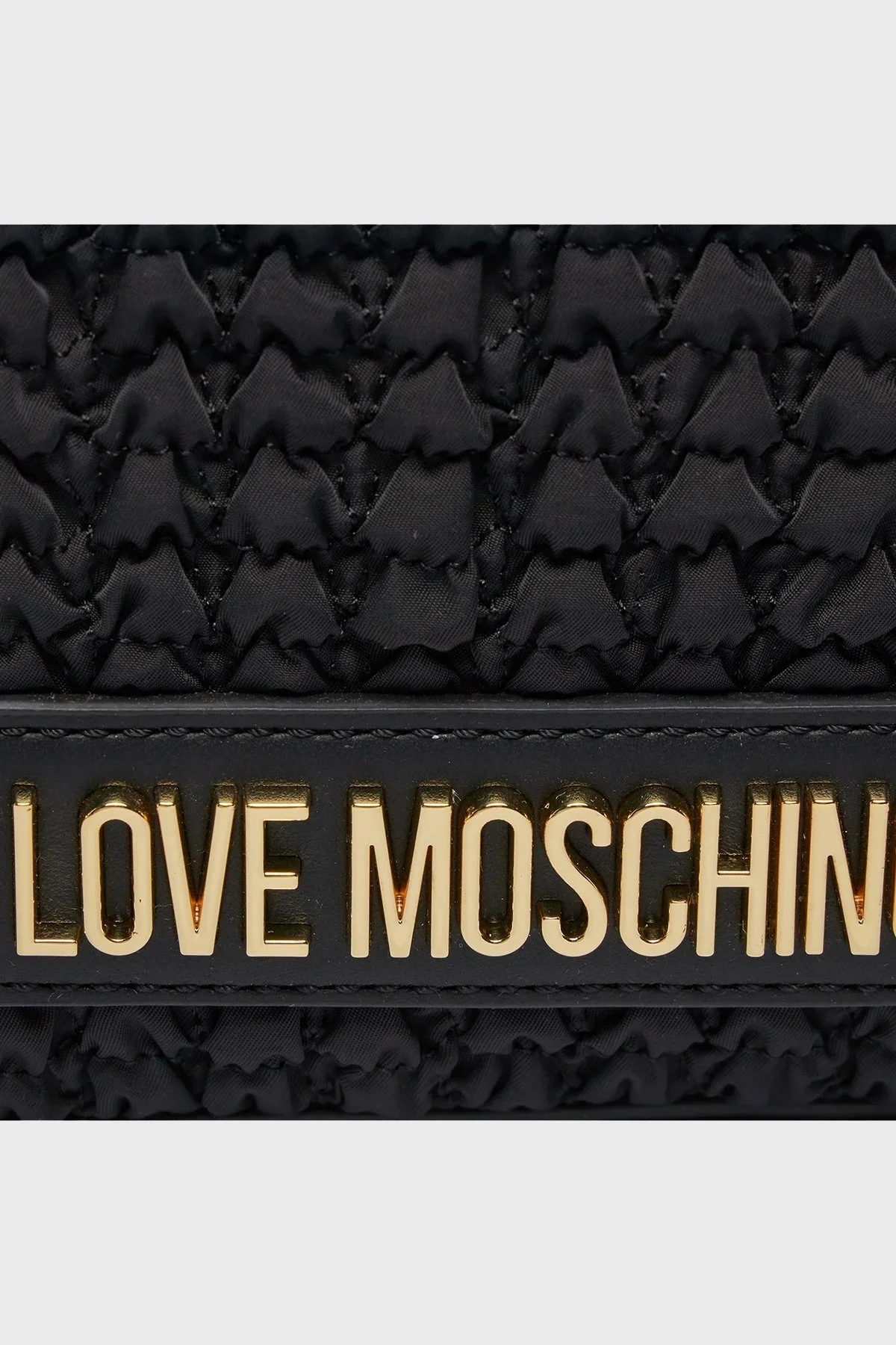 Love Moschino Logolu Çıkarılabilir Uzatma Askılı Bayan Çanta JC4240PP0IKB100A SİYAH - 3