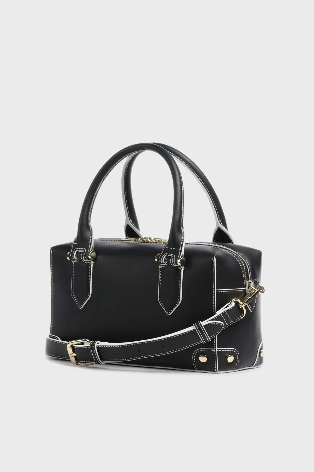 Love Moschino Logolu Çıkarılabilir Uzatma Askılı Bayan Çanta JC4246PP0IKU0000 SİYAH - 2