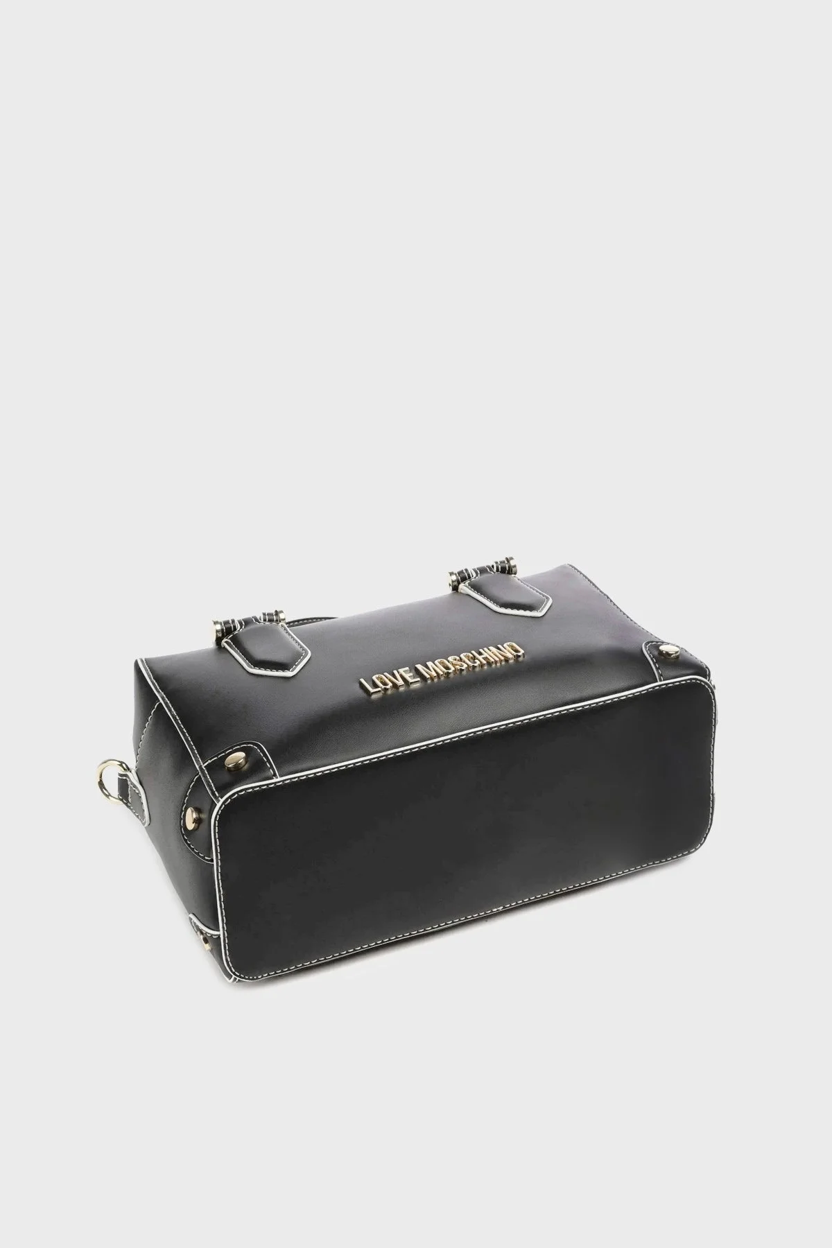 Love Moschino Logolu Çıkarılabilir Uzatma Askılı Bayan Çanta JC4246PP0IKU0000 SİYAH - 4