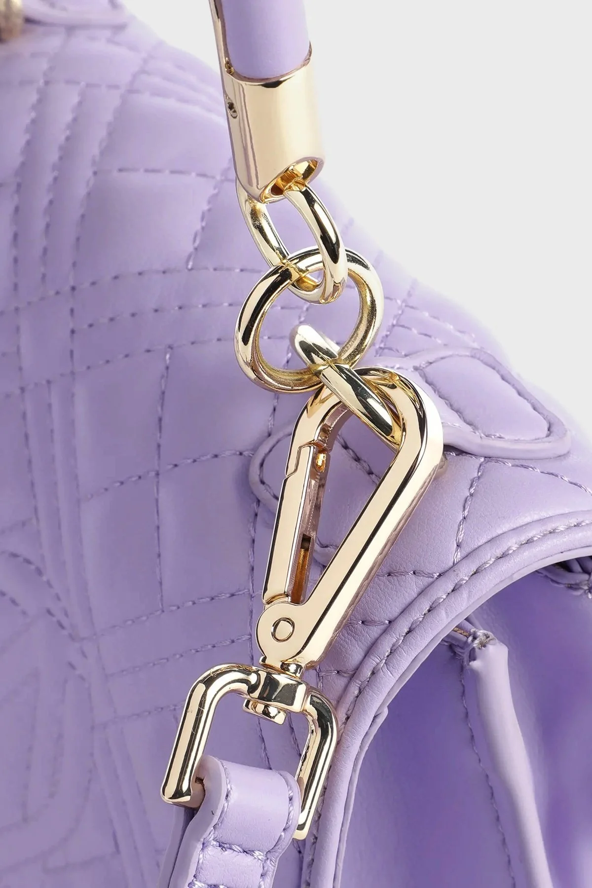 Love Moschino Logolu Çıkarılabilir Uzatma Askılı Bayan Çanta JC4285PP0GKA0651 LİLA - 3