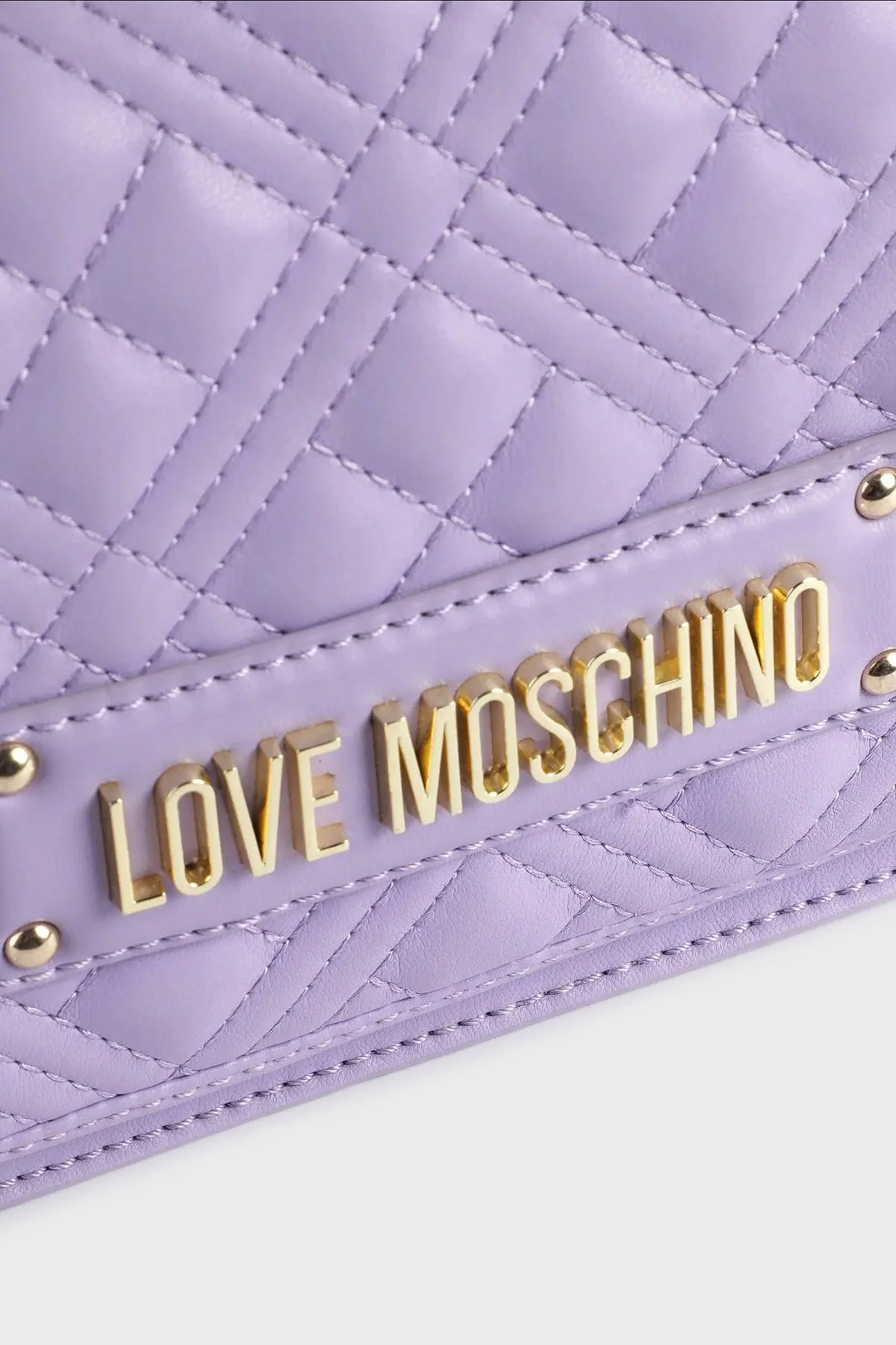 Love Moschino Logolu Çıkarılabilir Uzatma Askılı Bayan Çanta JC4285PP0GKA0651 LİLA - 4