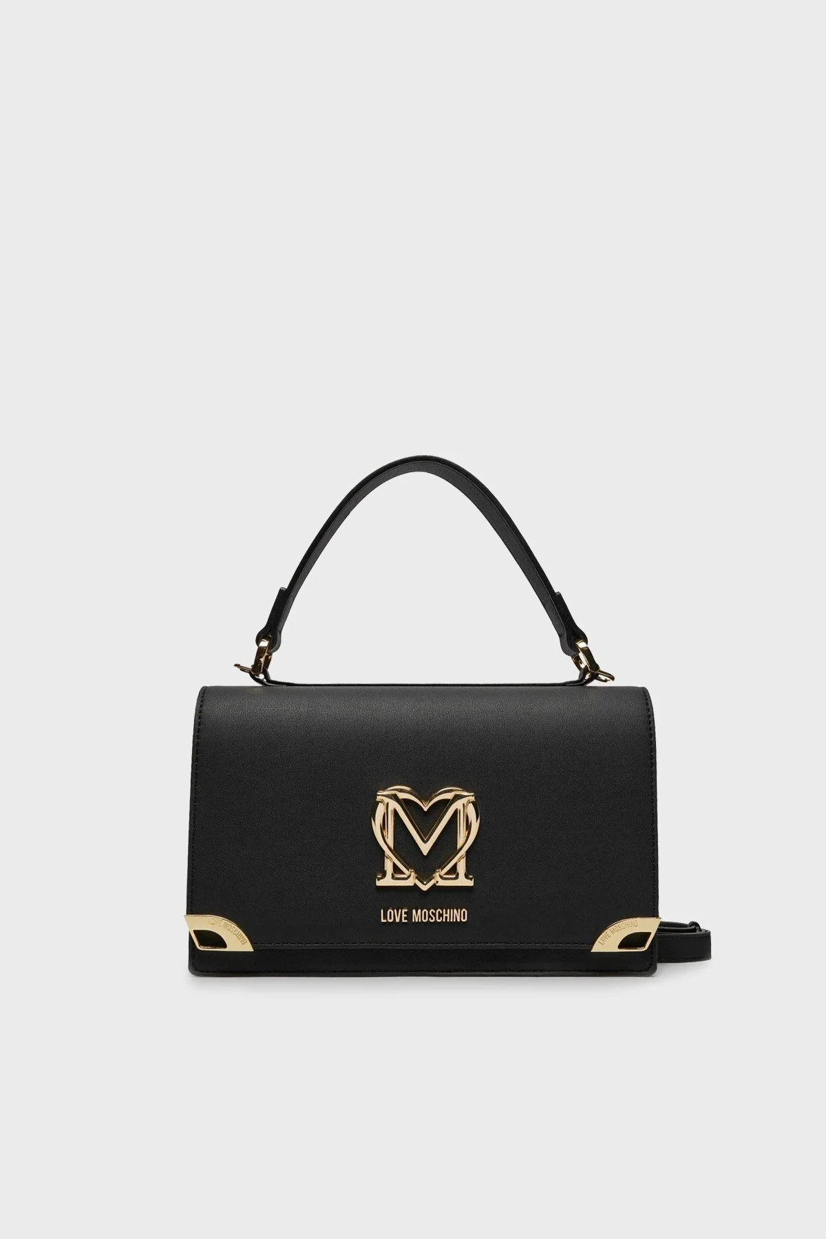 Love Moschino Logolu Çıkarılabilir Uzatma Askılı Bayan Çanta JC4285PP0IKJ100A SİYAH - 1