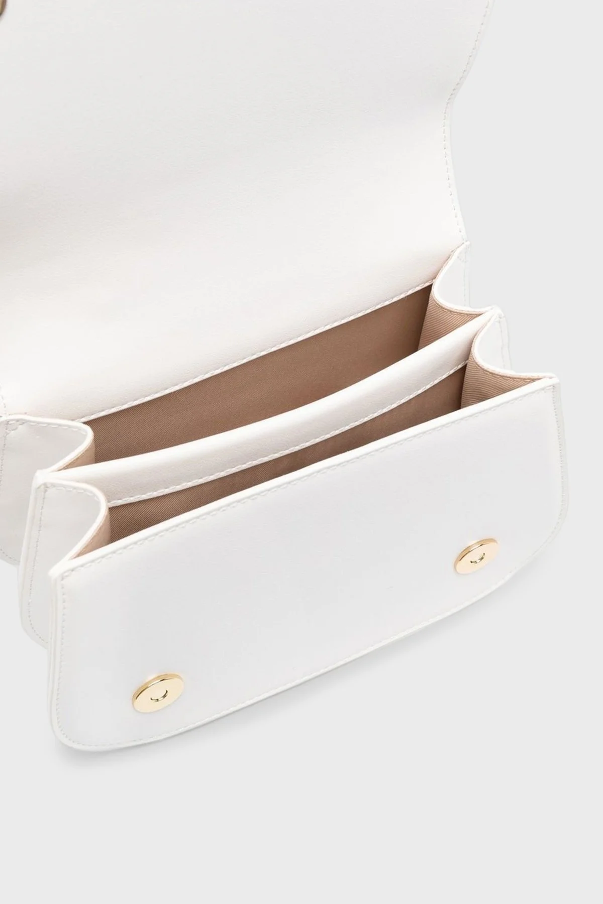 Love Moschino Logolu Çıkarılabilir Uzatma Askılı Bayan Çanta JC4286PP0GKF0100 BEYAZ - 5