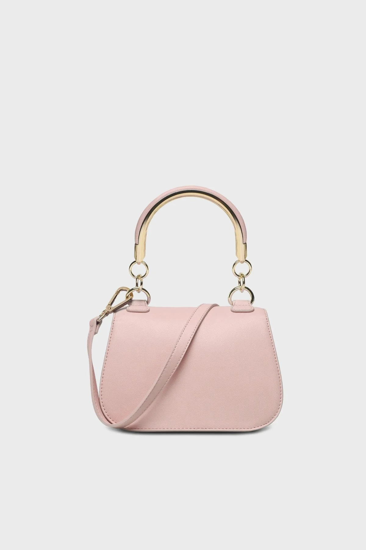 Love Moschino Logolu Çıkarılabilir Uzatma Askılı Bayan Çanta JC4286PP0GKF0609 PUDRA - 4