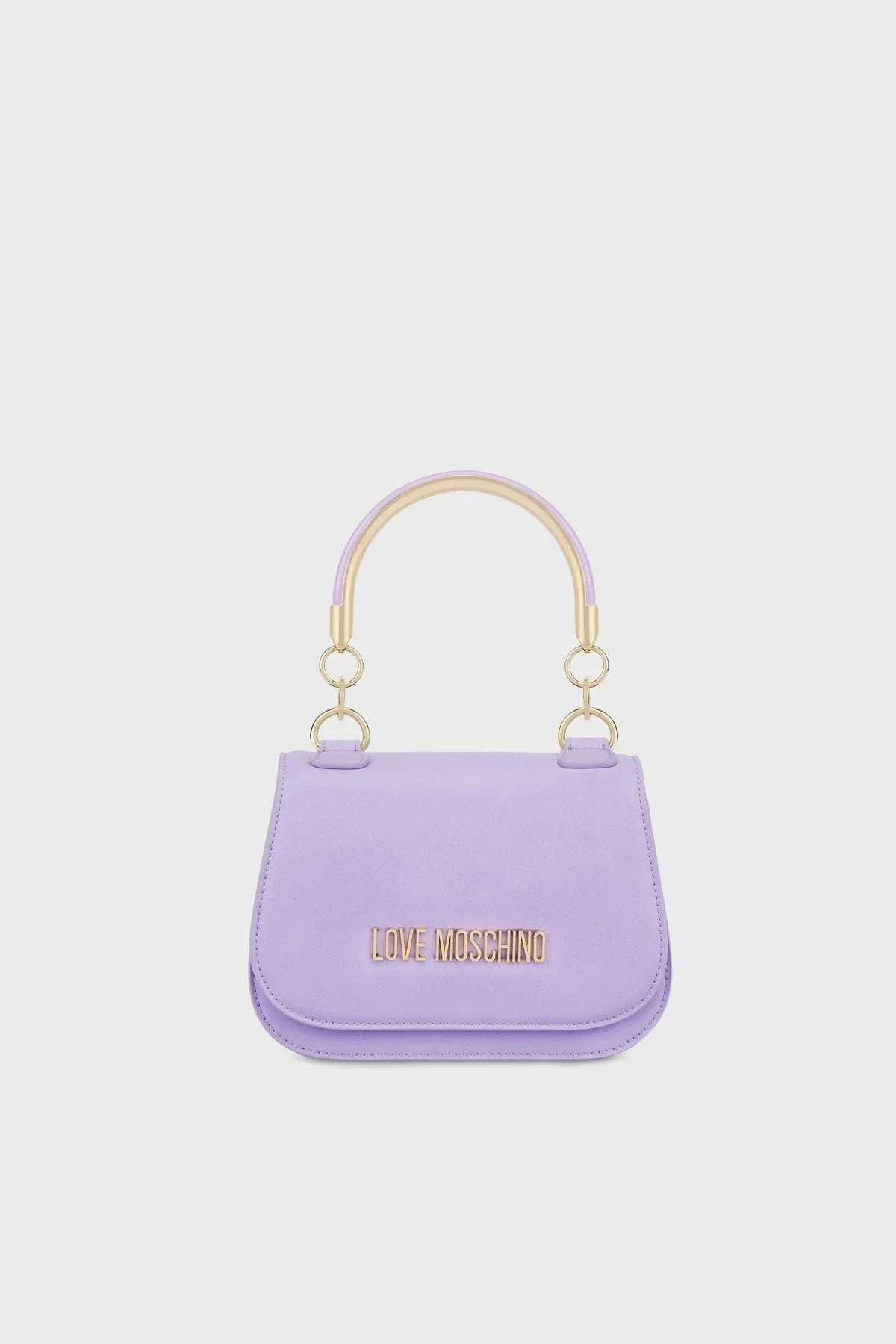 Love Moschino Logolu Çıkarılabilir Uzatma Askılı Bayan Çanta JC4286PP0GKF0651 LİLA - 1