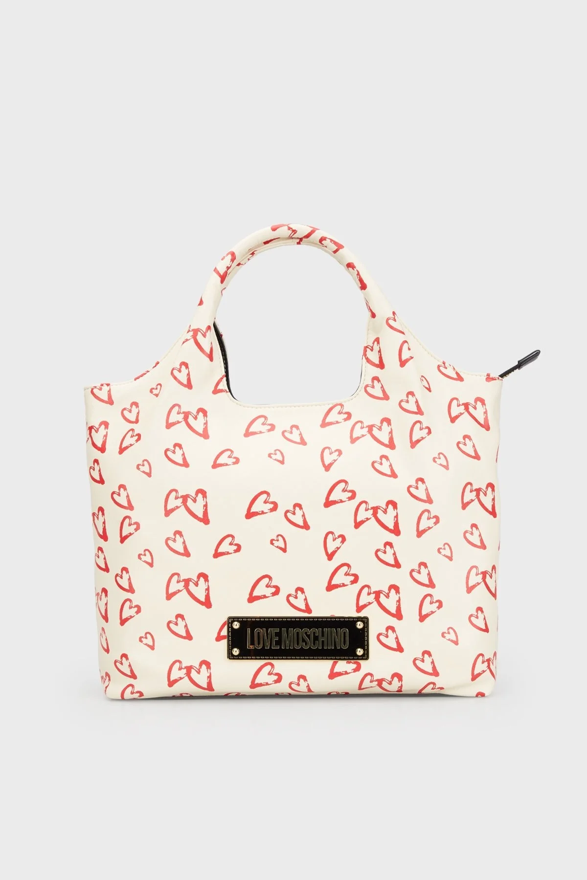 Love Moschino Logolu Çıkarılabilir Uzatma Askılı Bayan Çanta JC4298PP0IKM110A EKRU - 1