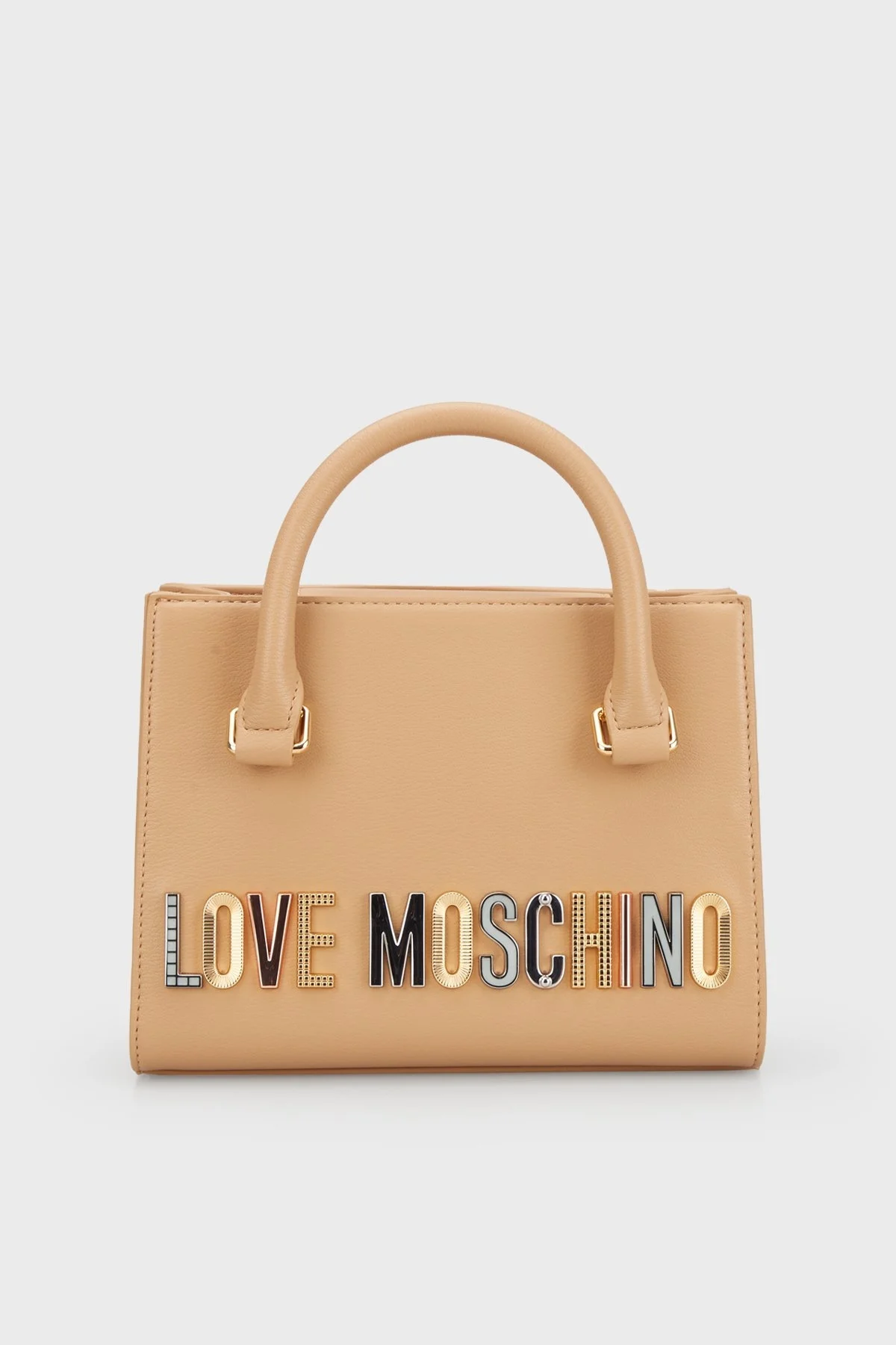 Love Moschino Logolu Çıkarılabilir Uzatma Askılı Bayan Çanta JC4303PP0IKN0226 CAMEL - 1
