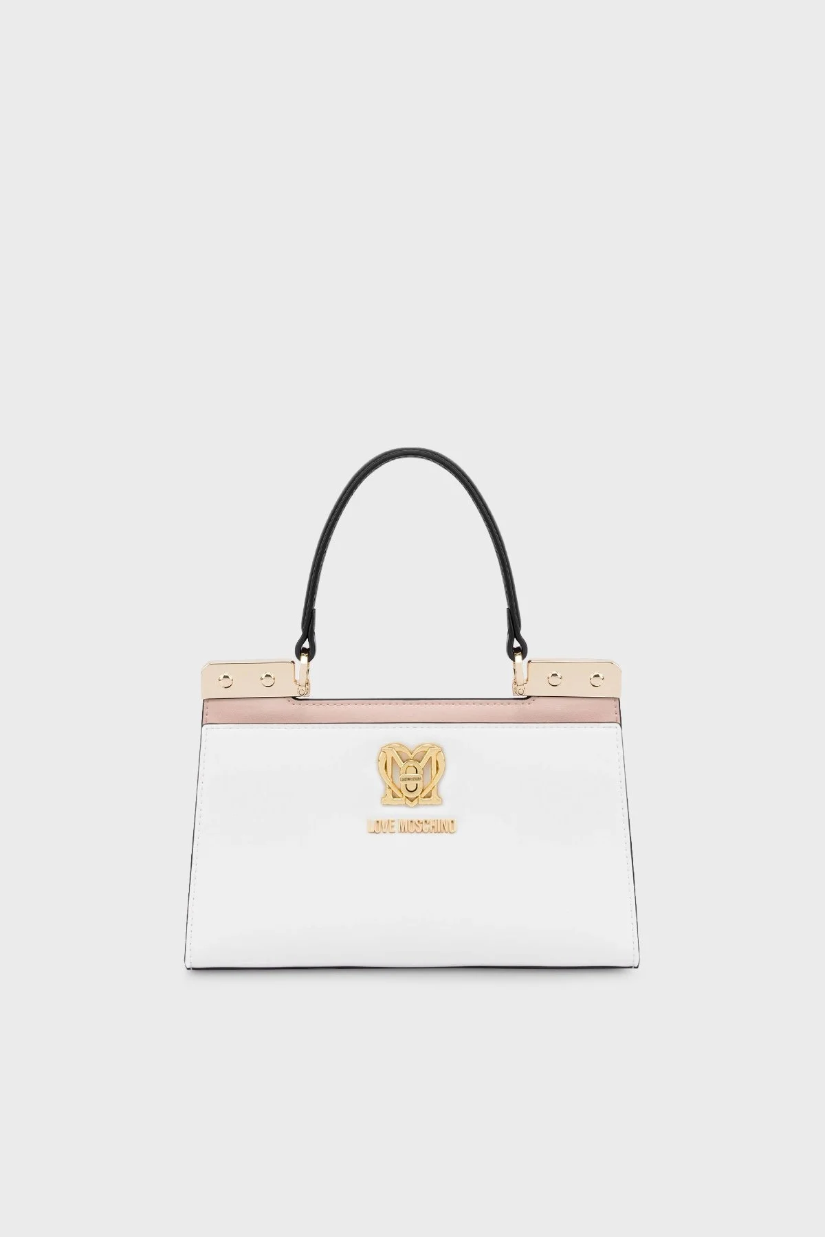 Love Moschino Logolu Çıkarılabilir Uzatma Askılı Bayan Çanta JC4307PP0GKF090A BEYAZ - 1
