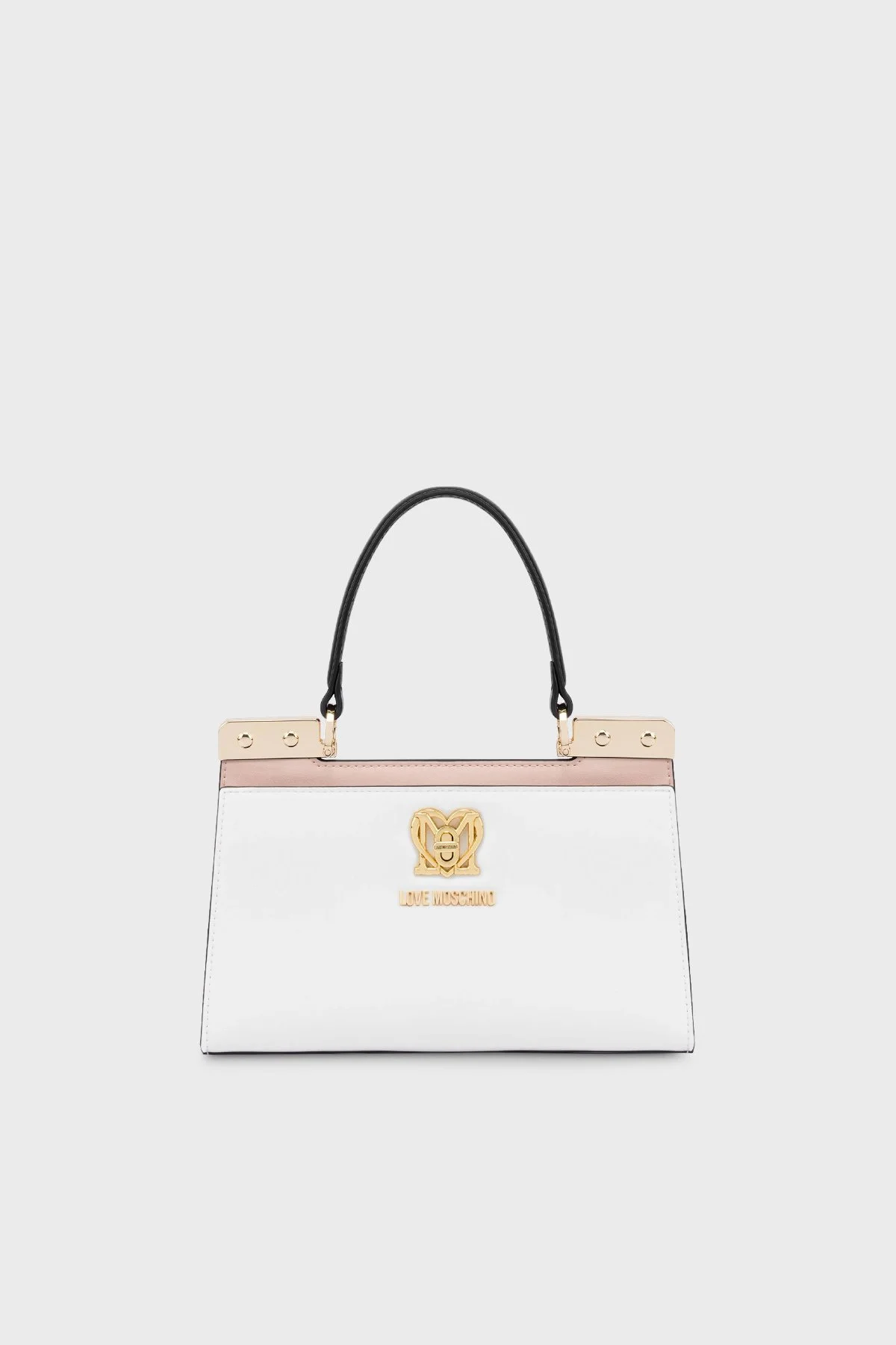 Love Moschino Logolu Çıkarılabilir Uzatma Askılı Bayan Çanta JC4307PP0GKF090A BEYAZ - 1