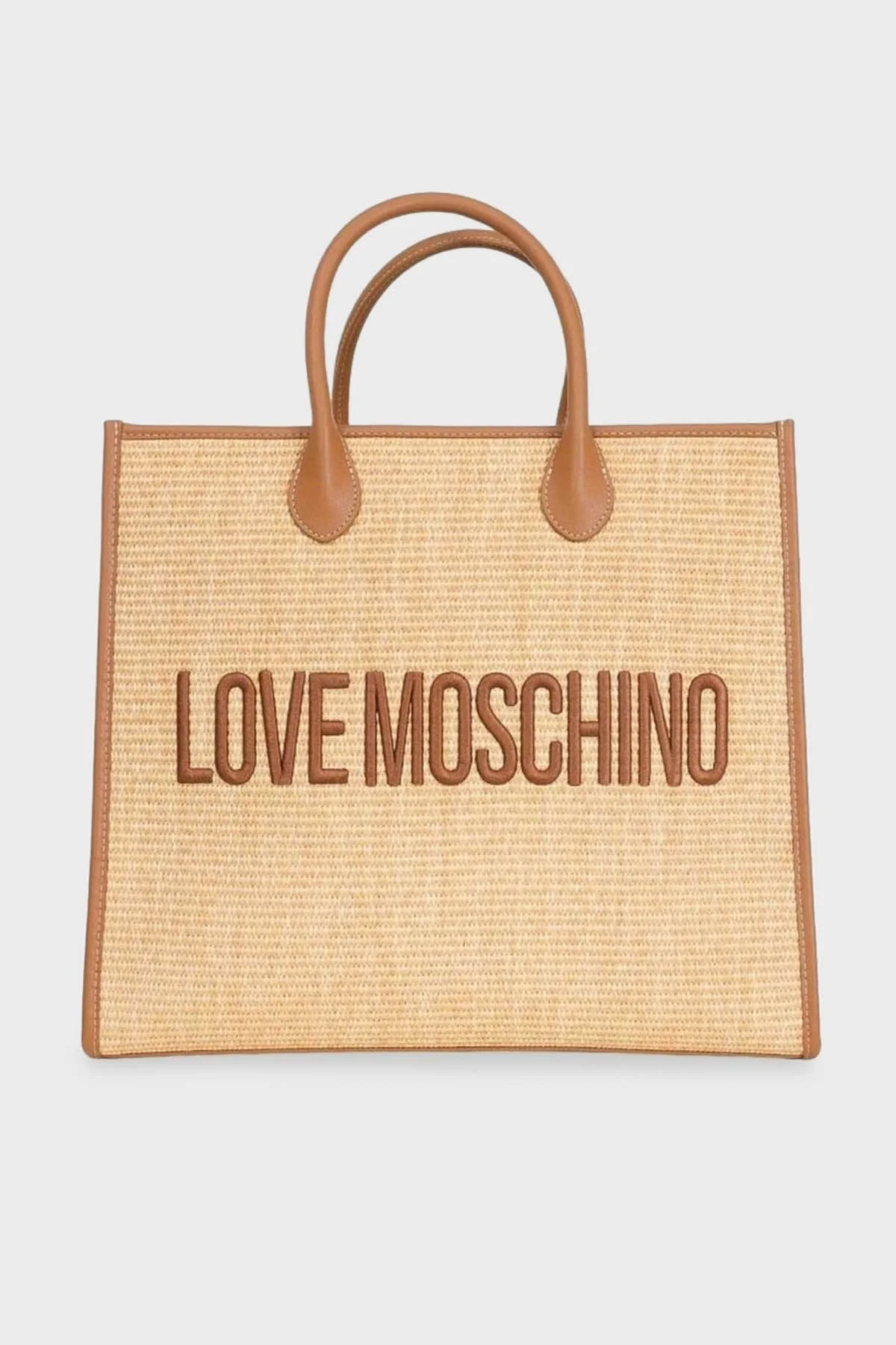 Love Moschino Logolu Çıkarılabilir Uzatma Askılı Bayan Çanta JC4318PP0GKN120A KAHVE - 1