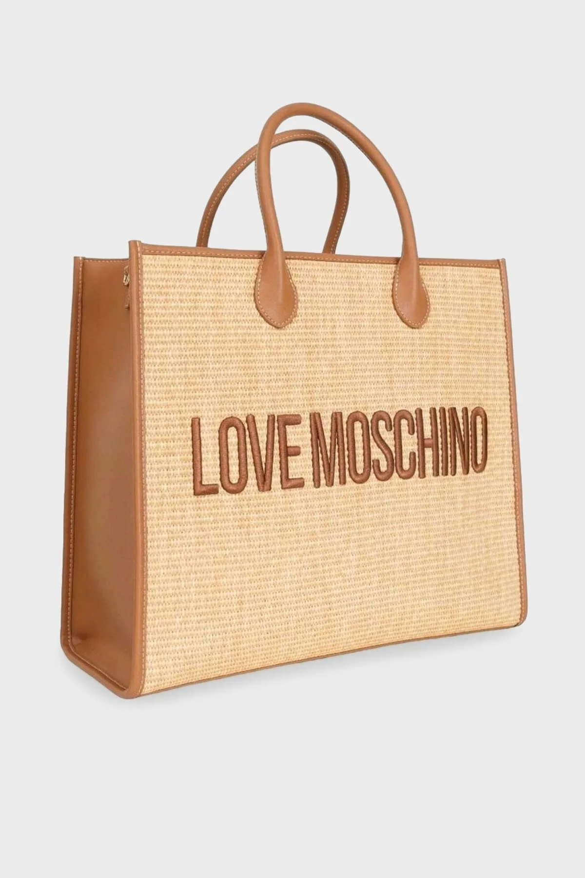 Love Moschino Logolu Çıkarılabilir Uzatma Askılı Bayan Çanta JC4318PP0GKN120A KAHVE - 3