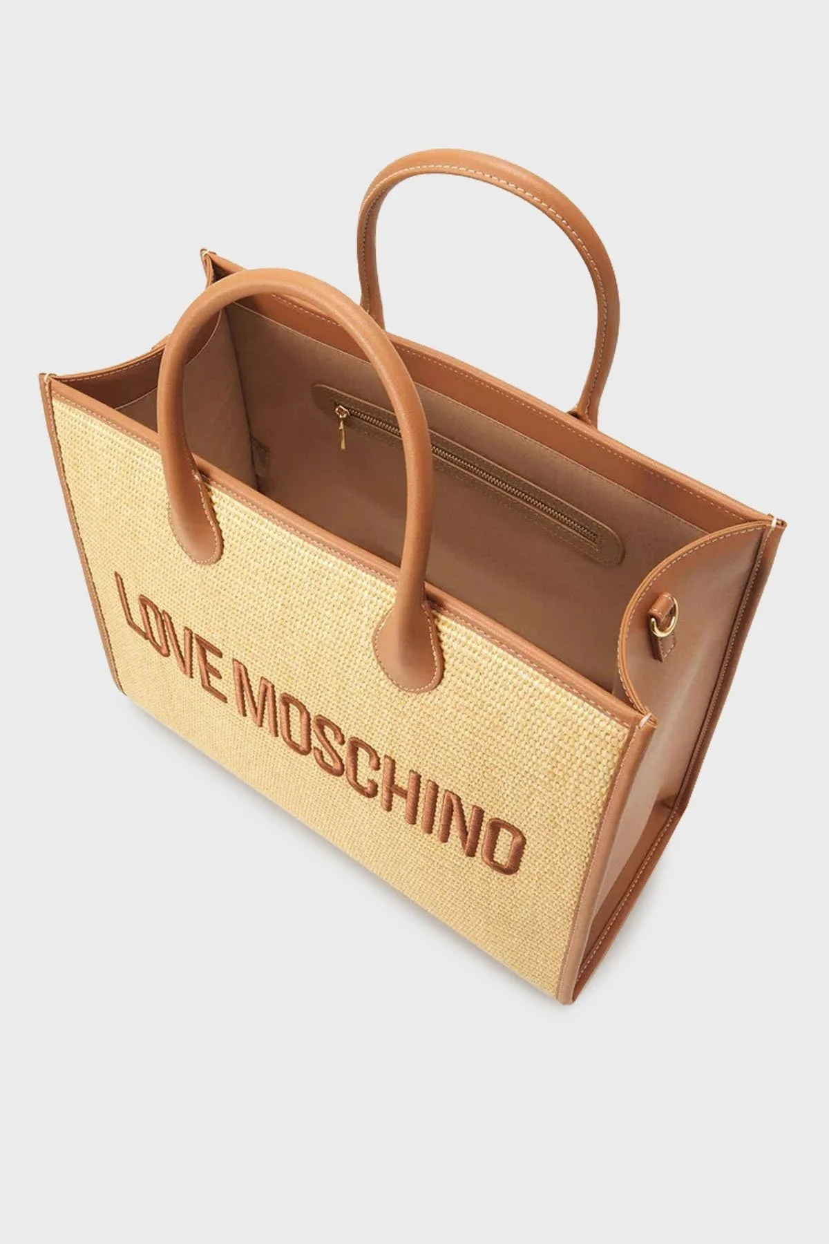 Love Moschino Logolu Çıkarılabilir Uzatma Askılı Bayan Çanta JC4318PP0GKN120A KAHVE - 5