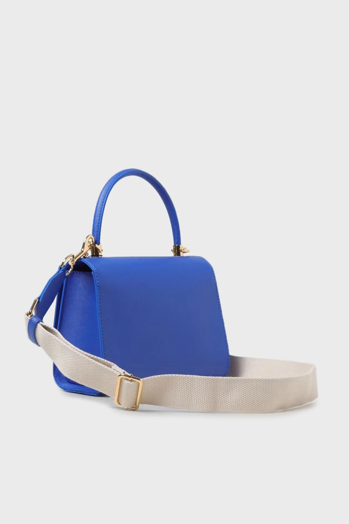 Love Moschino Logolu Çıkarılabilir Uzatma Askılı Bayan Çanta JC4328PP0IKS0715 MAVİ - 3