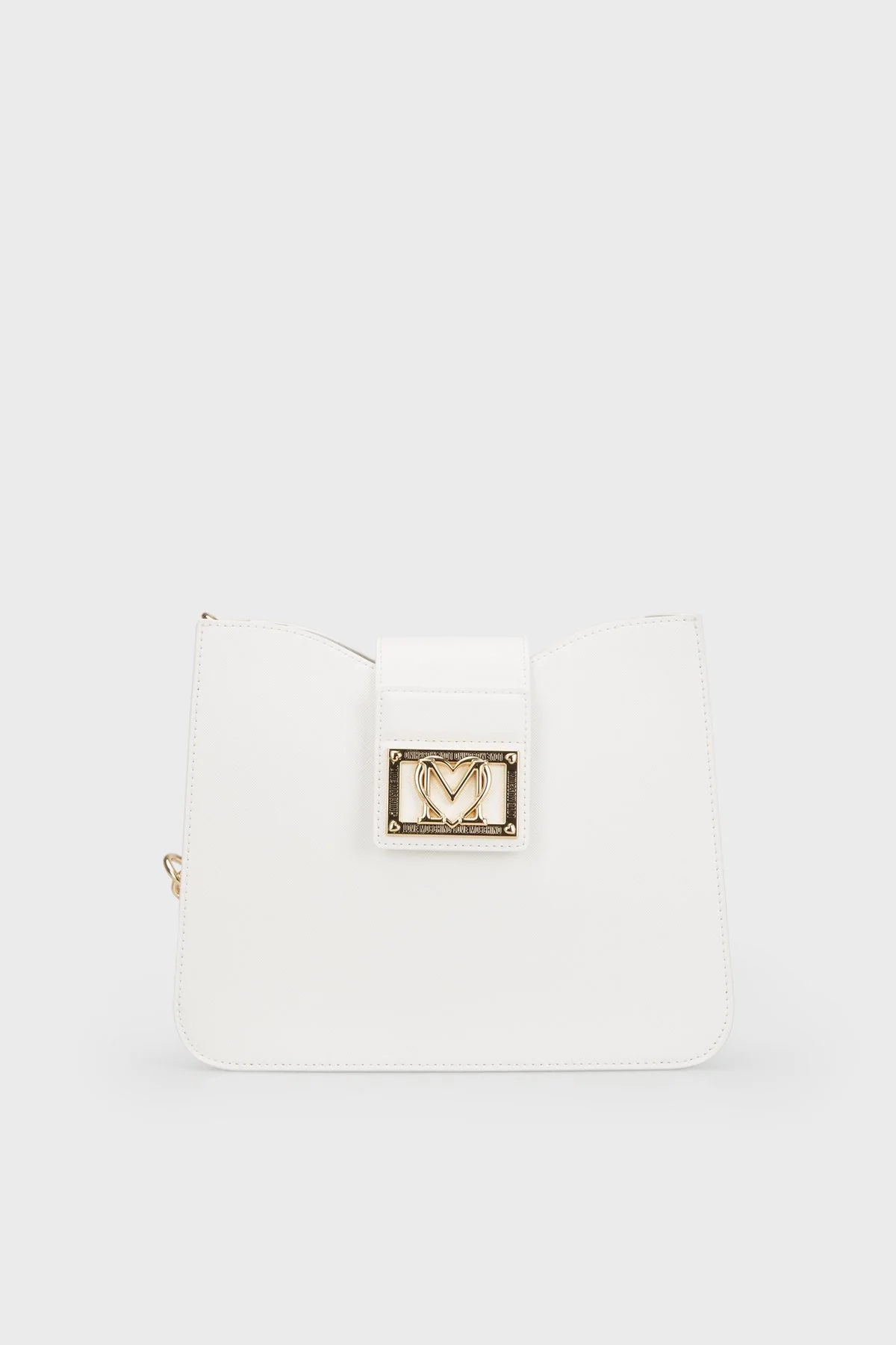 Love Moschino Logolu Çıkarılabilir Uzatma Askılı Bayan Çanta JC4331PP0IKS0100 BEYAZ - 1