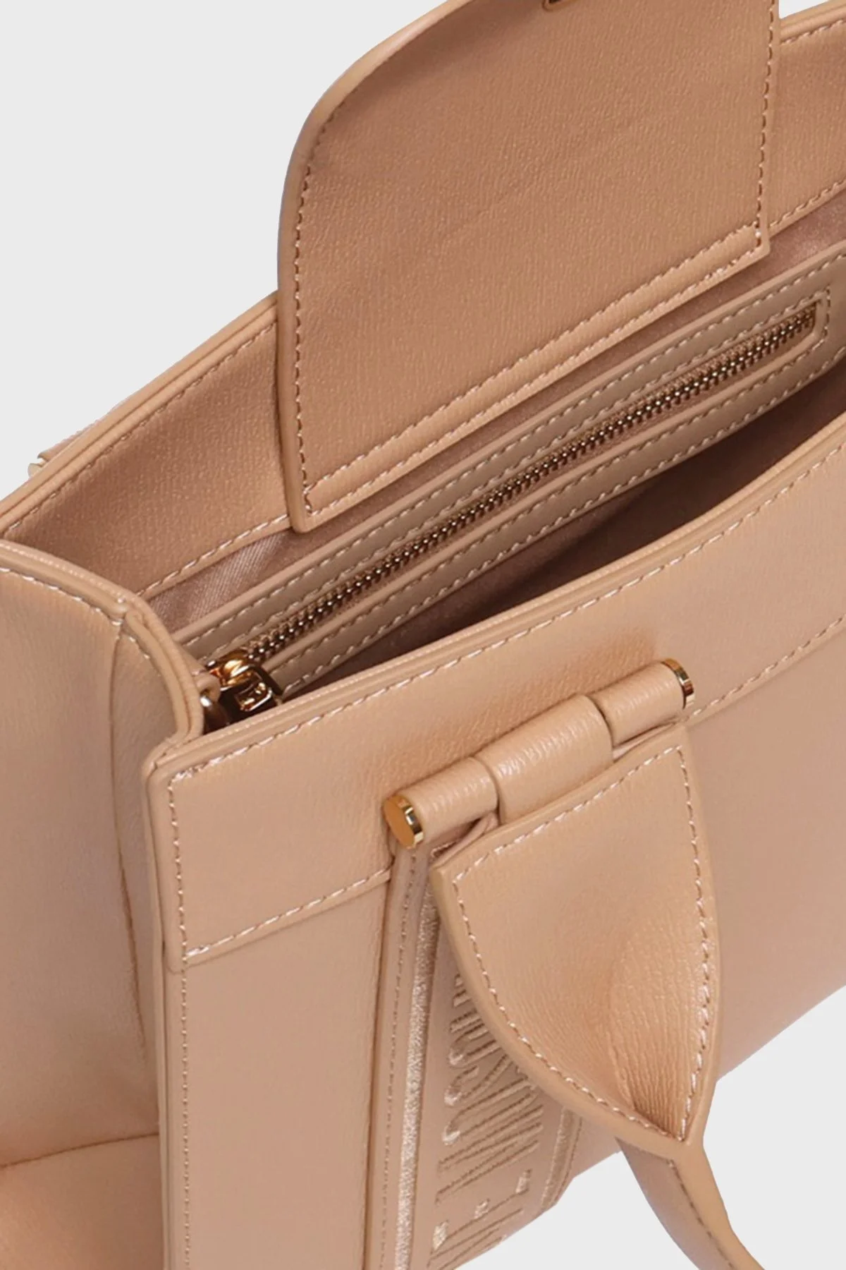 Love Moschino Logolu Çıkarılabilir Uzatma Askılı Bayan Çanta JC4339PP0IKG122A CAMEL - 4
