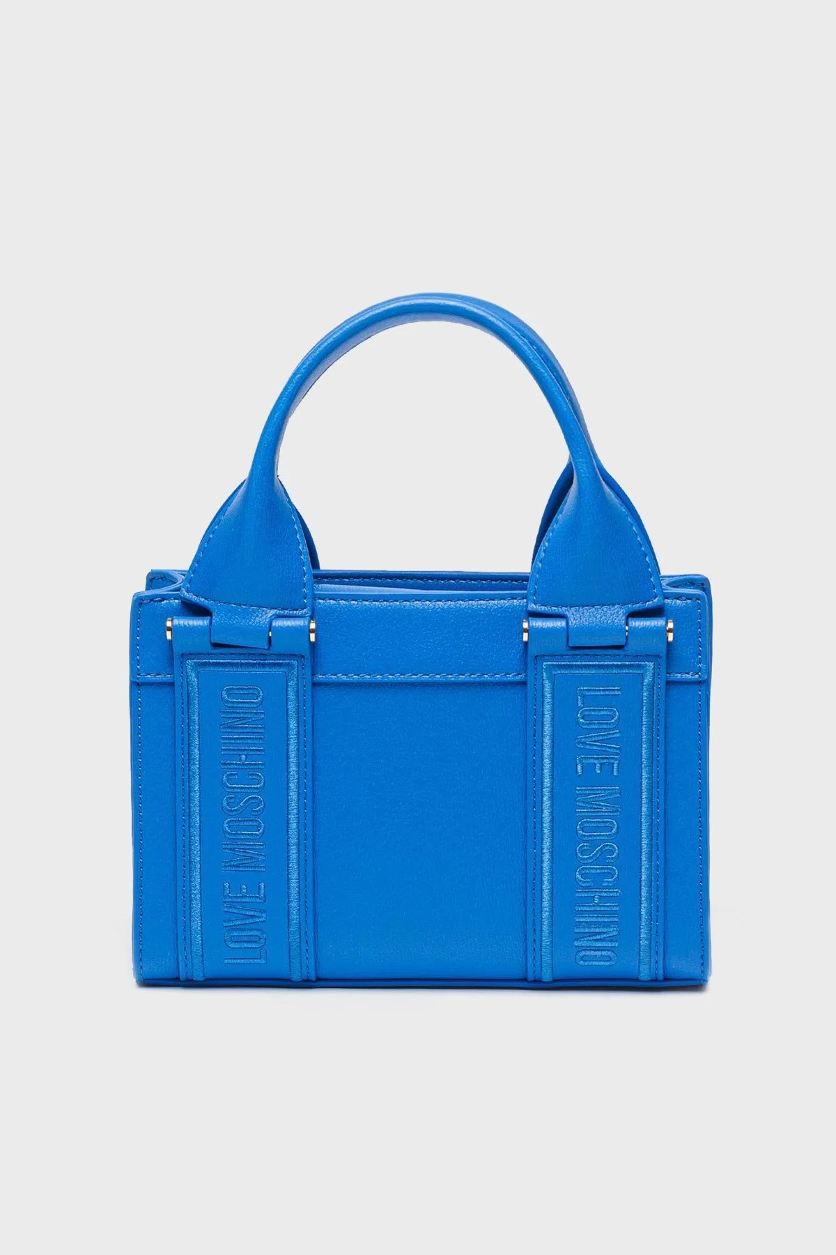 Love Moschino Logolu Çıkarılabilir Uzatma Askılı Bayan Çanta JC4340PP0IKG171A MAVİ - 1