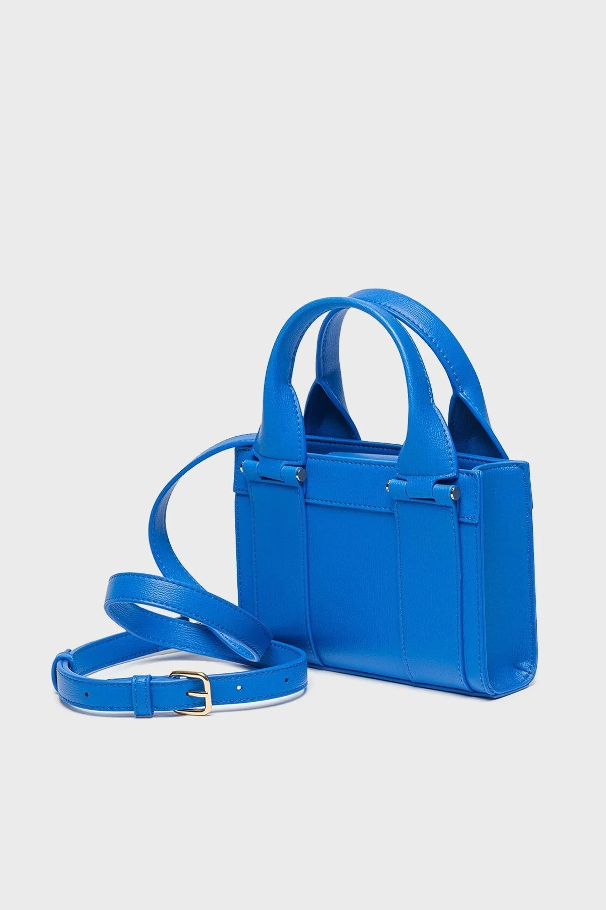 Love Moschino Logolu Çıkarılabilir Uzatma Askılı Bayan Çanta JC4340PP0IKG171A MAVİ - 3