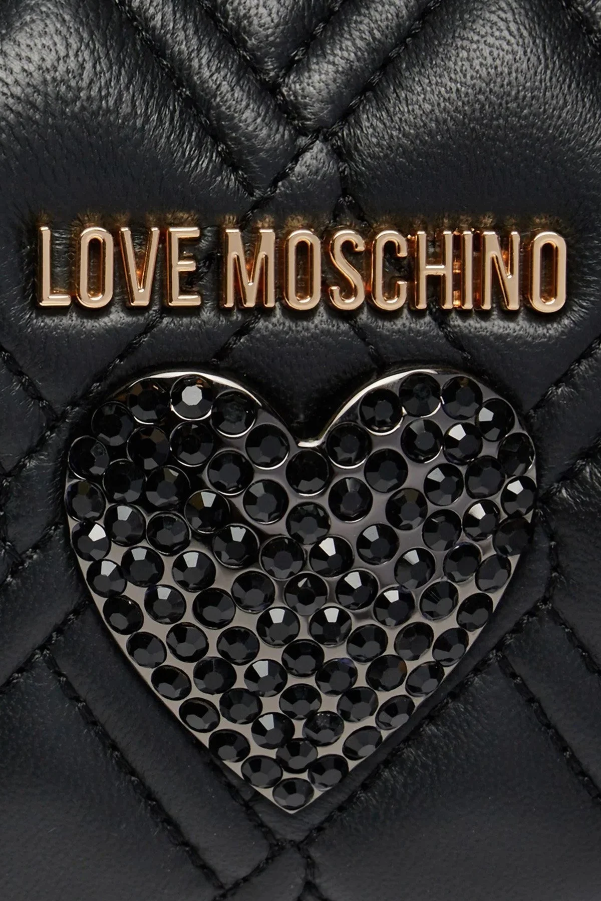 Love Moschino Logolu Çıkarılabilir Uzatma Askılı Bayan Çanta JC4346PP0IK1000A SİYAH - 3
