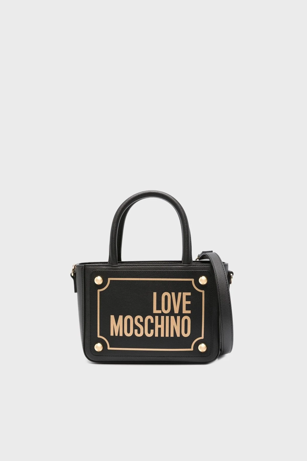 Love Moschino Logolu Çıkarılabilir Uzatma Askılı Bayan Çanta JC4351PP0IK1100A SİYAH - 1