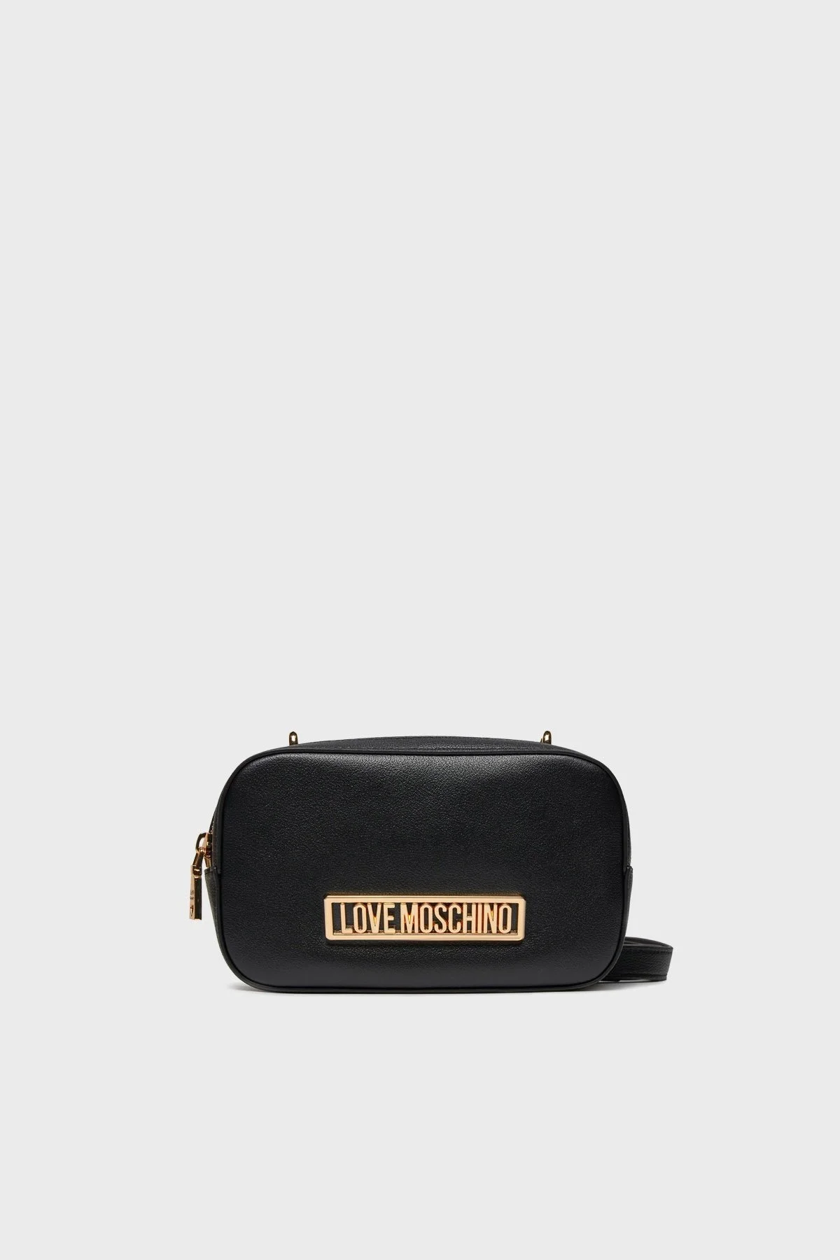 Love Moschino Logolu Çıkarılabilir Uzatma Askılı Deri Bayan Çanta JC4148PP1IL1200A SİYAH - 5