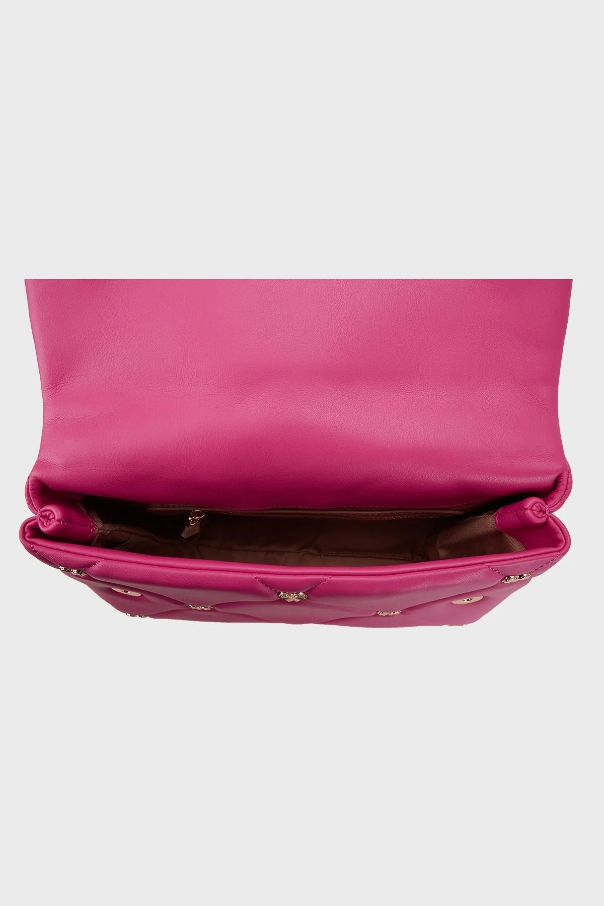 Love Moschino Logolu Çıkarılabilir Uzatma Askılı Kapitone Bayan Çanta JC4184PP0HLZ0604 PEMBE - 4