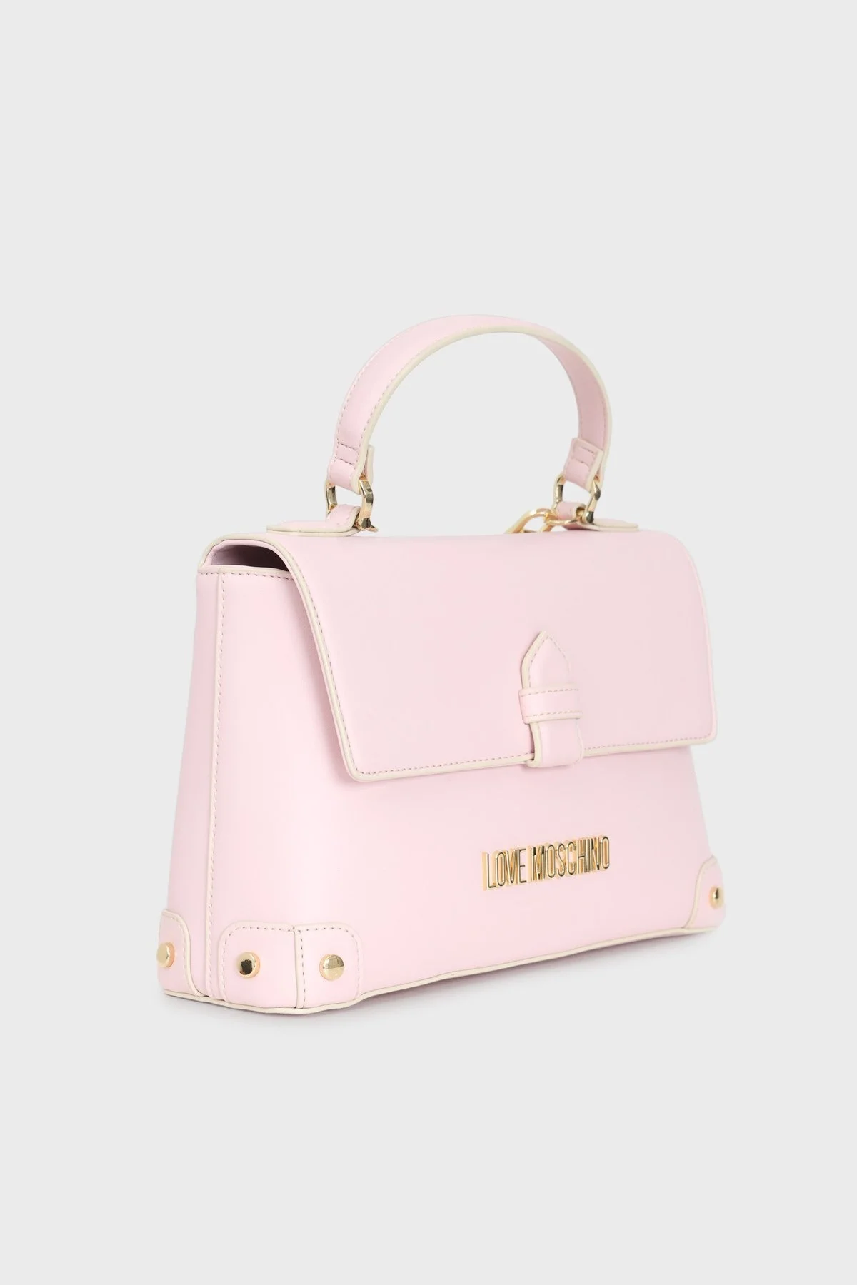 Love Moschino Logolu Çıkarılabilir ve Ayarlanabilir Uzatma Askılı Bayan Çanta JC4247PP0IKU0601 PEMBE - 3