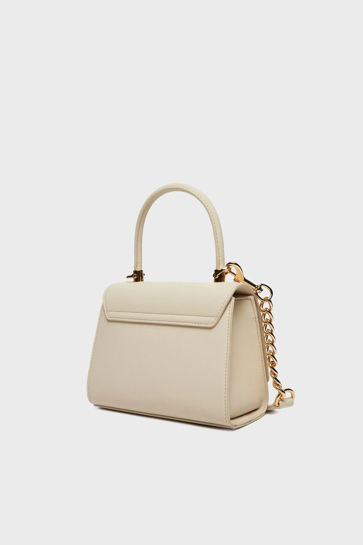 Love Moschino Logolu Çıkarılabilir Zincir Askılı Bayan Çanta JC4024PP1MKD0110 KREM - 2