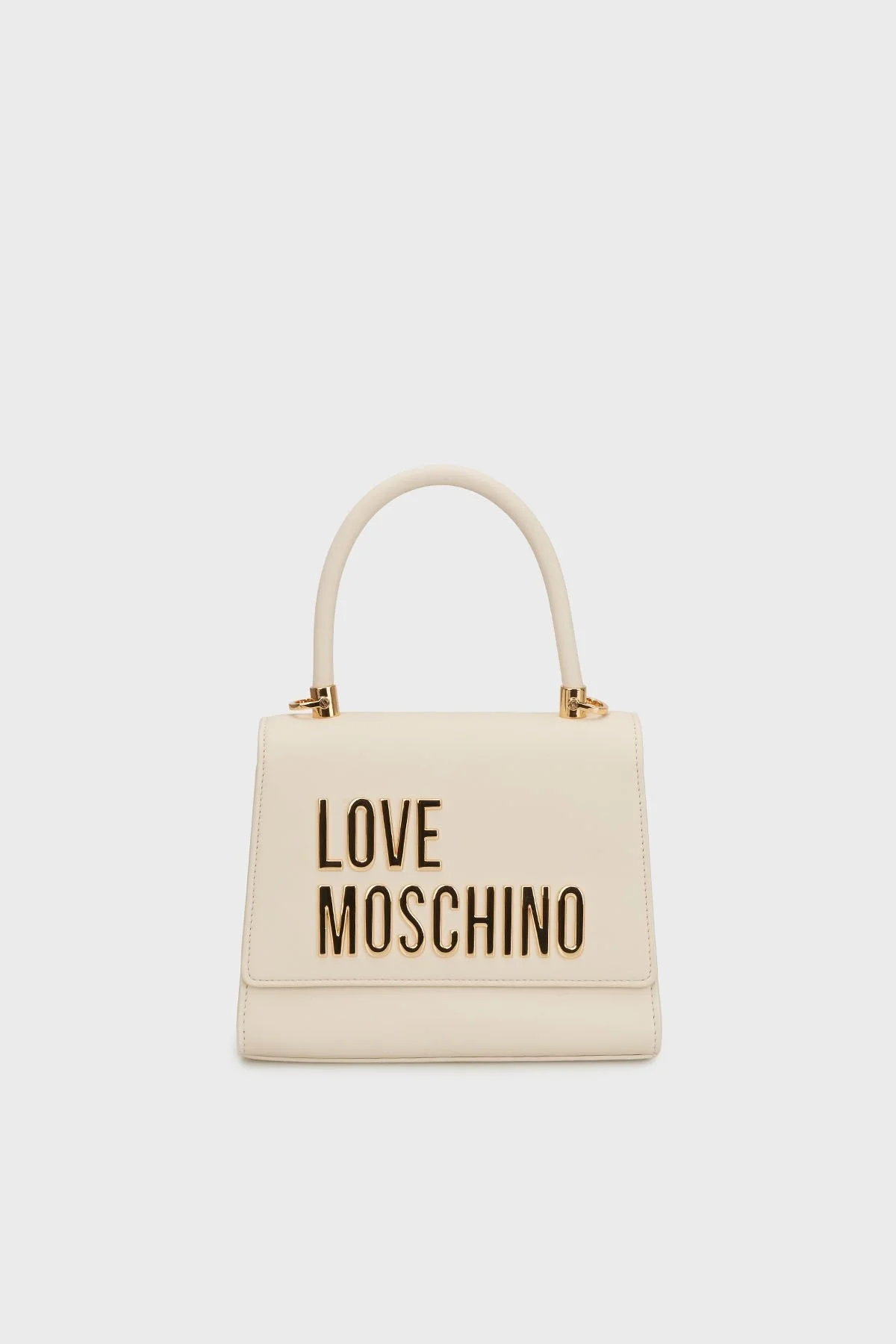 Love Moschino Logolu Çıkarılabilir Zincir Askılı Bayan Çanta JC4024PP1NKD0110 BEJ - 4