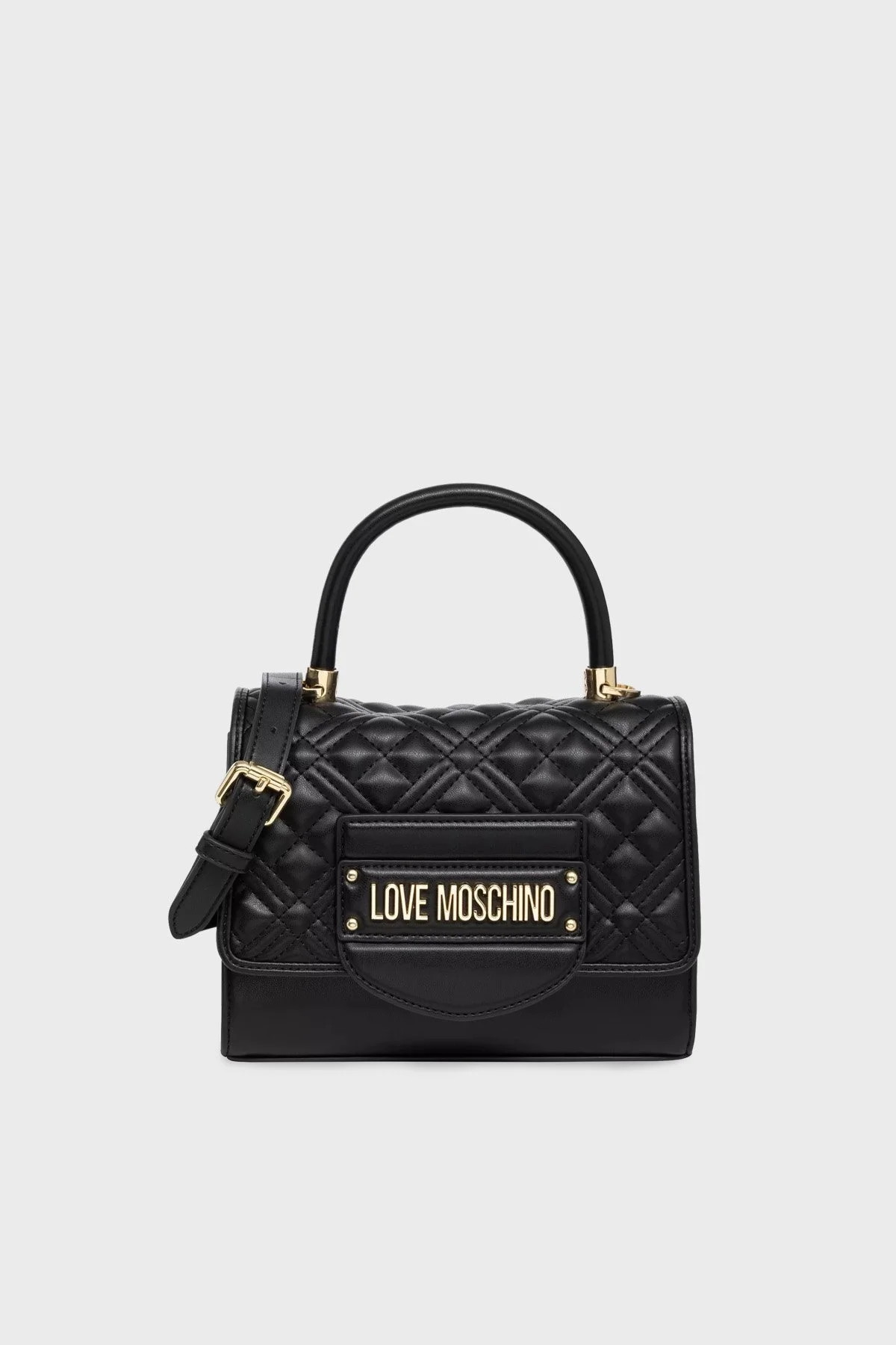 Love Moschino Logolu Çıkarılabilir Zincir Askılı Bayan Çanta JC4055PP1ILA0000 SİYAH - 1