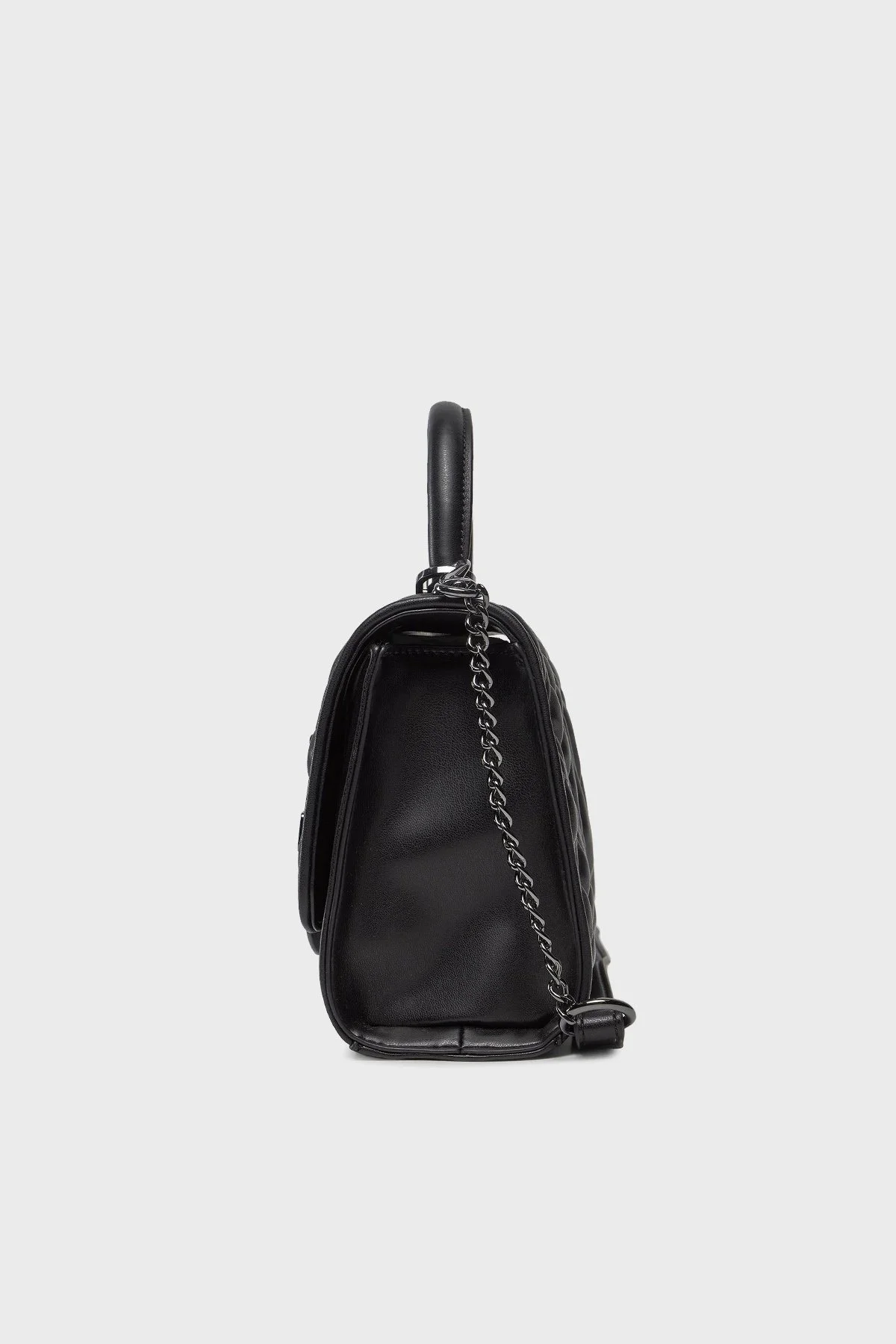 Love Moschino Logolu Çıkarılabilir Zincir Askılı Bayan Çanta JC4055PP1ILA000A SİYAH - 4