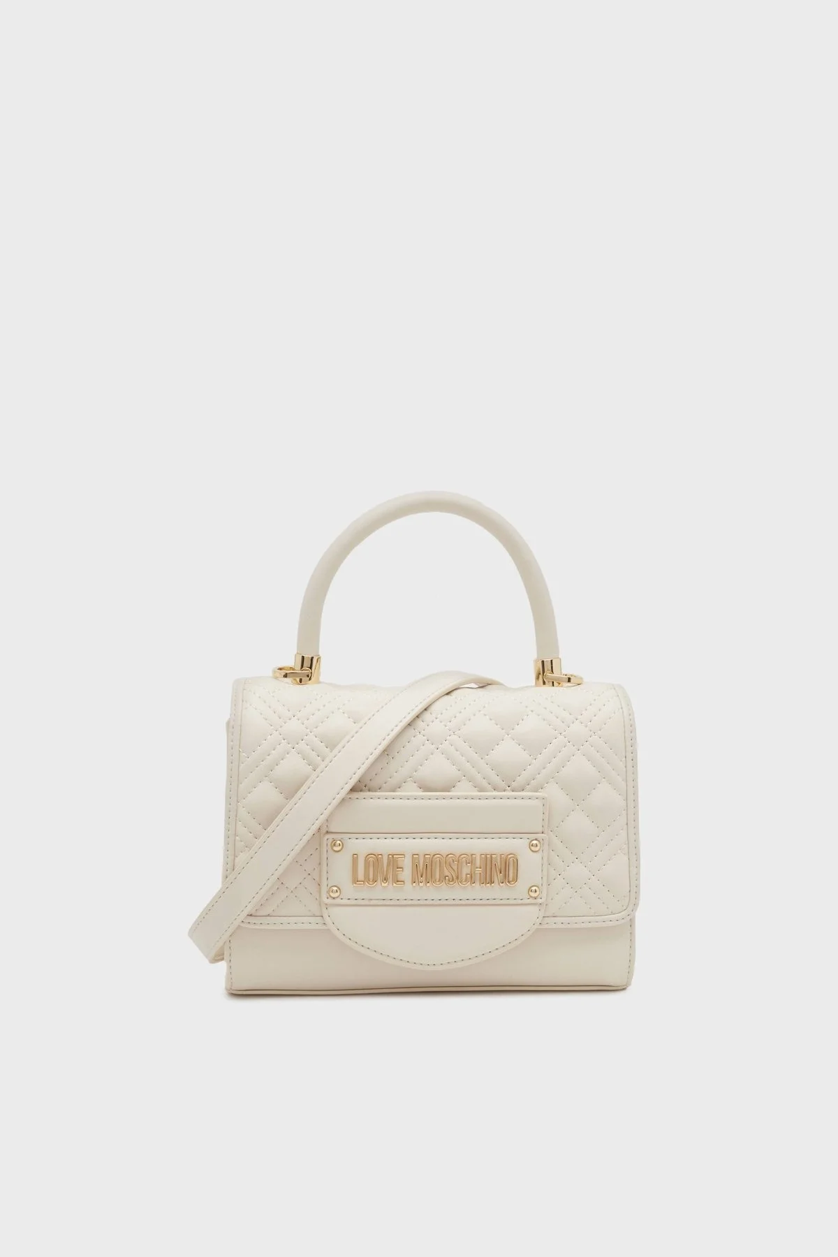Love Moschino Logolu Çıkarılabilir Zincir Askılı Bayan Çanta JC4055PP1ILA0110 TAŞ - 1