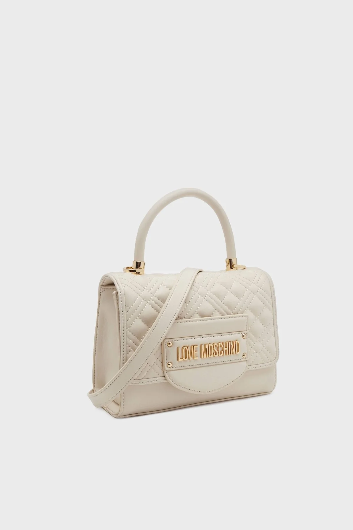 Love Moschino Logolu Çıkarılabilir Zincir Askılı Bayan Çanta JC4055PP1ILA0110 TAŞ - 3