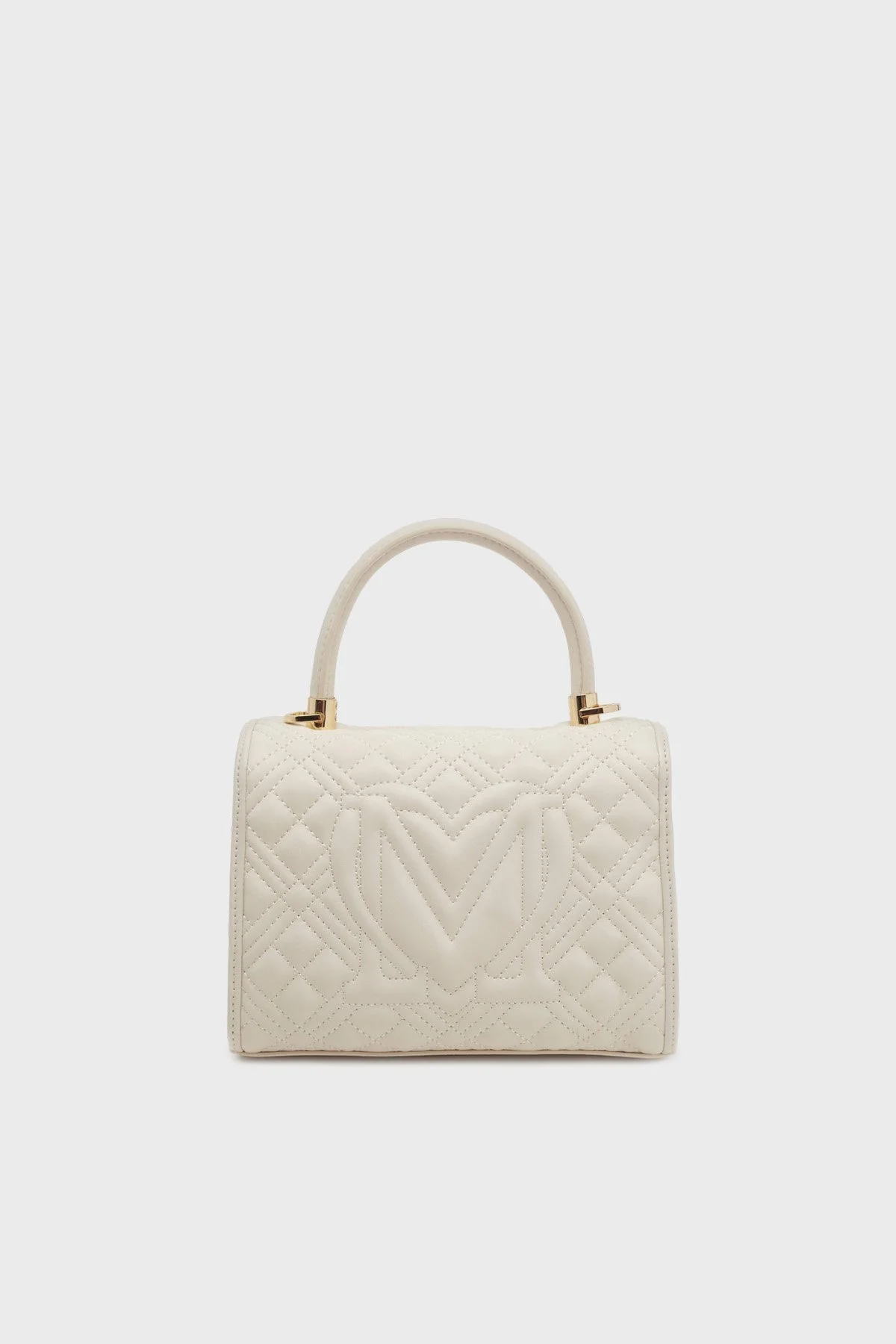Love Moschino Logolu Çıkarılabilir Zincir Askılı Bayan Çanta JC4055PP1ILA0110 TAŞ - 4