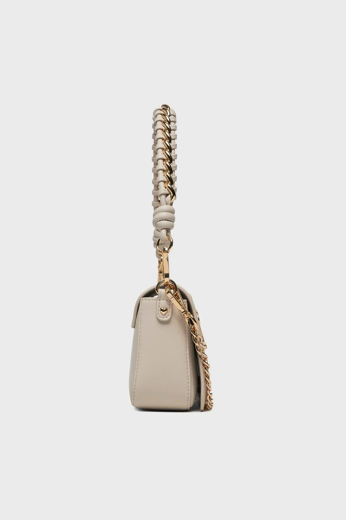Love Moschino Logolu Çıkarılabilir Zincir Askılı Bayan Çanta JC4116PP1ILM0110 BEJ - 3