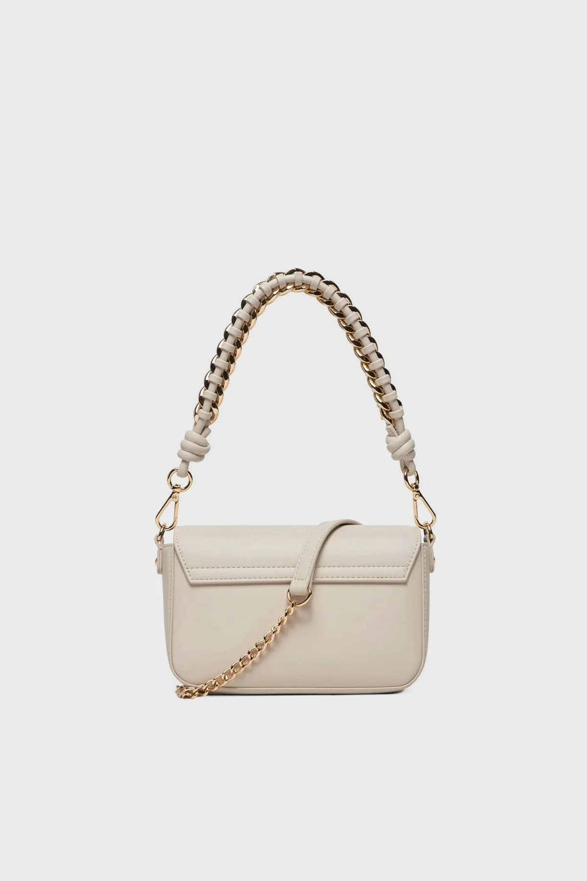 Love Moschino Logolu Çıkarılabilir Zincir Askılı Bayan Çanta JC4116PP1ILM0110 BEJ - 4