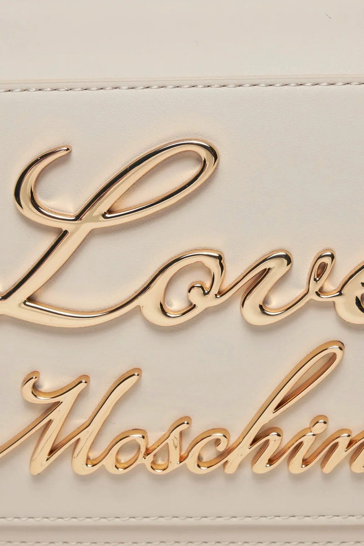 Love Moschino Logolu Çıkarılabilir Zincir Askılı Bayan Çanta JC4116PP1ILM0110 BEJ - 5