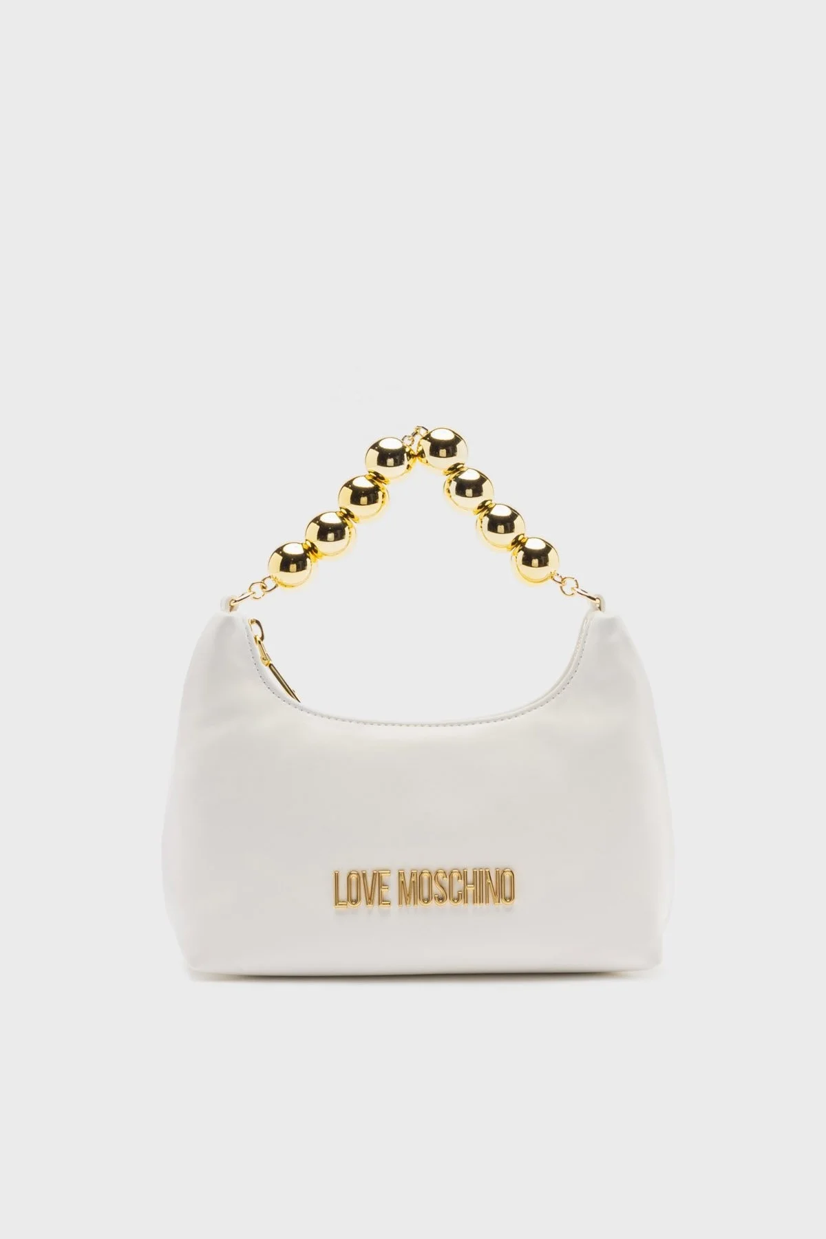 Love Moschino Logolu Çıkarılabilir Zincir Askılı Bayan Çanta JC4252PP0MKS0100 BEYAZ - 1