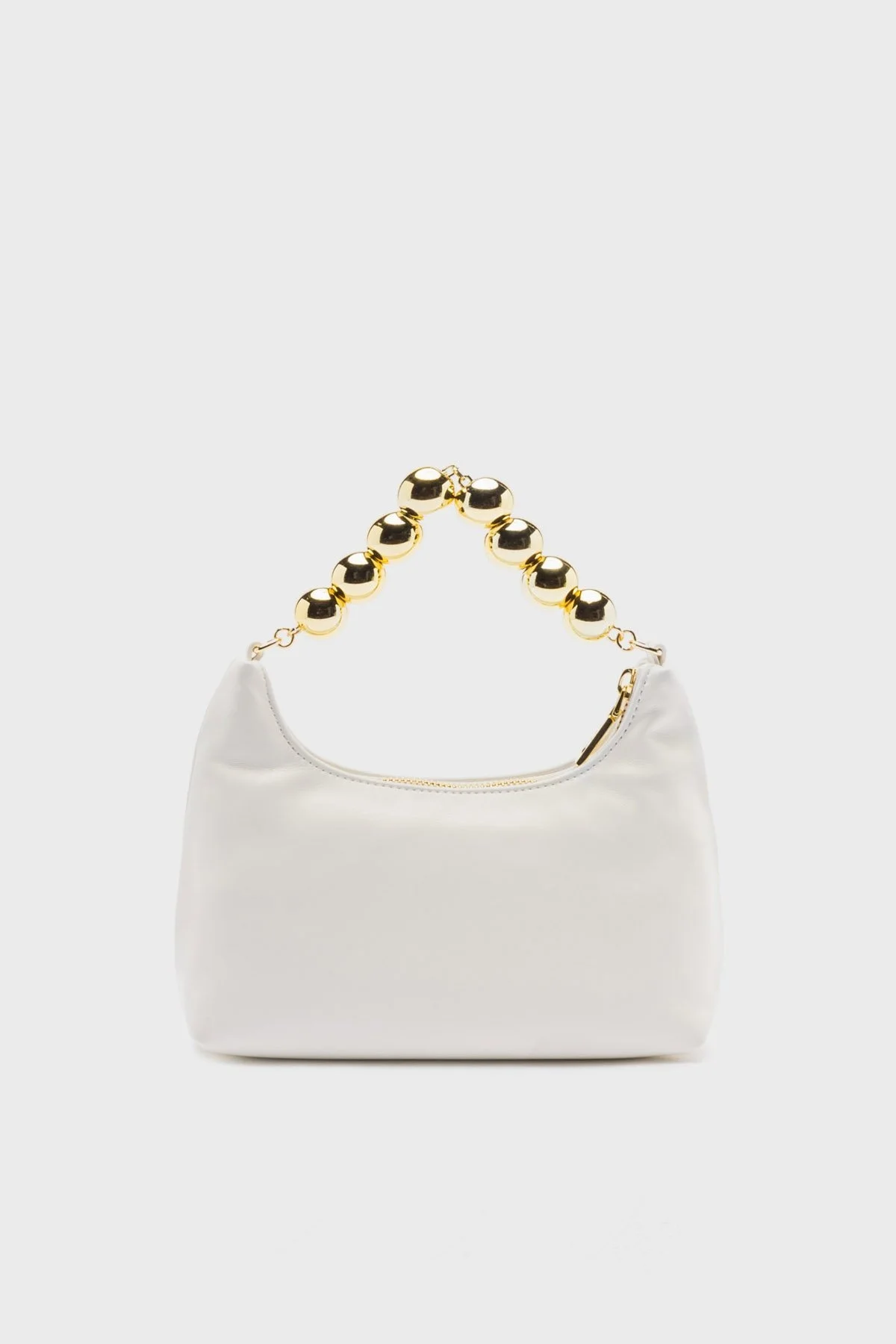 Love Moschino Logolu Çıkarılabilir Zincir Askılı Bayan Çanta JC4252PP0MKS0100 BEYAZ - 2